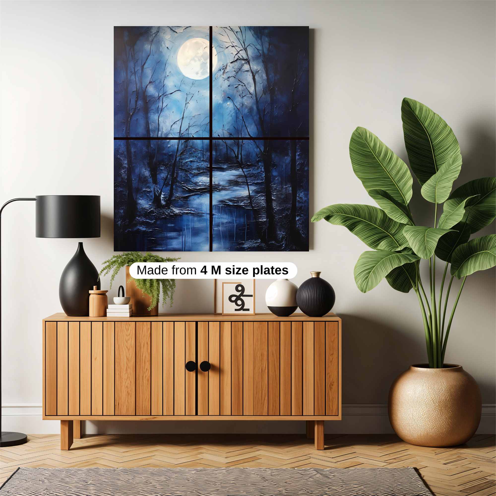 Moonlit Serenity Safe Wall Magnetic / M