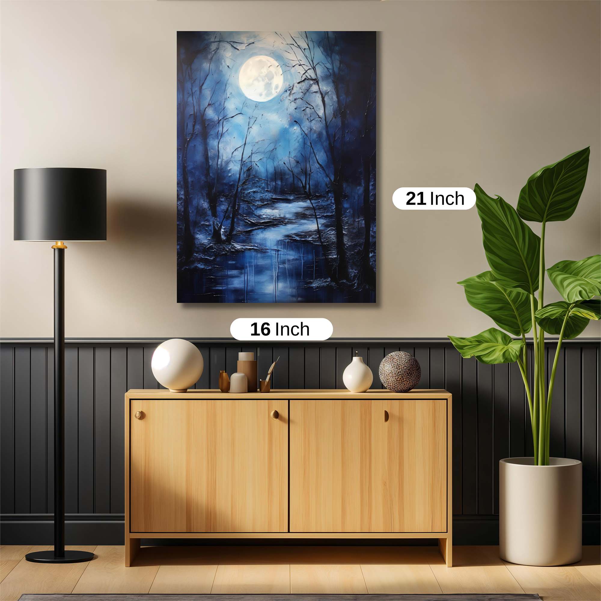 Moonlit Serenity Safe Wall Magnetic / M