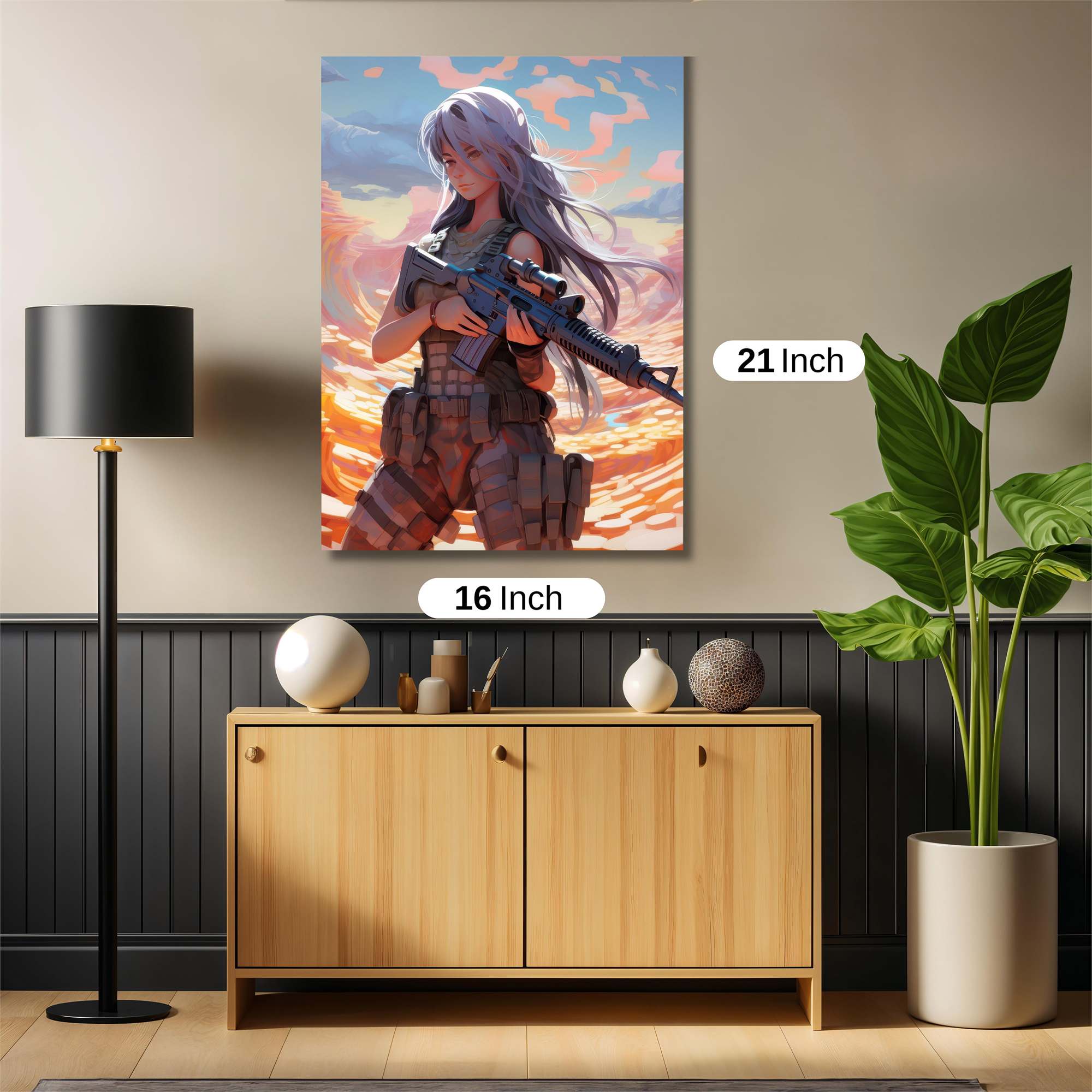 Warrior Dawn Safe Wall Magnetic / M