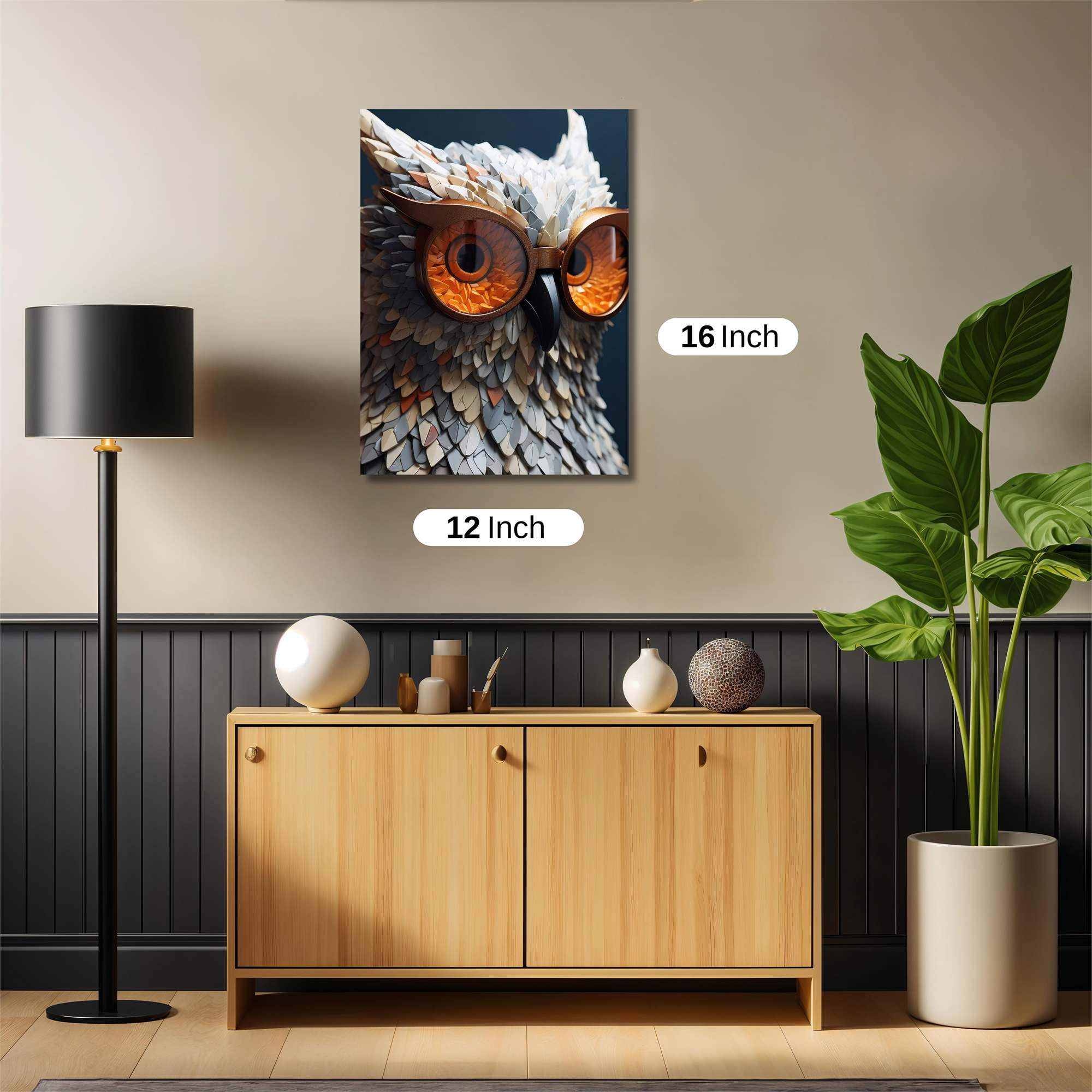 Owl Wise Safe Wall Magnetic / M