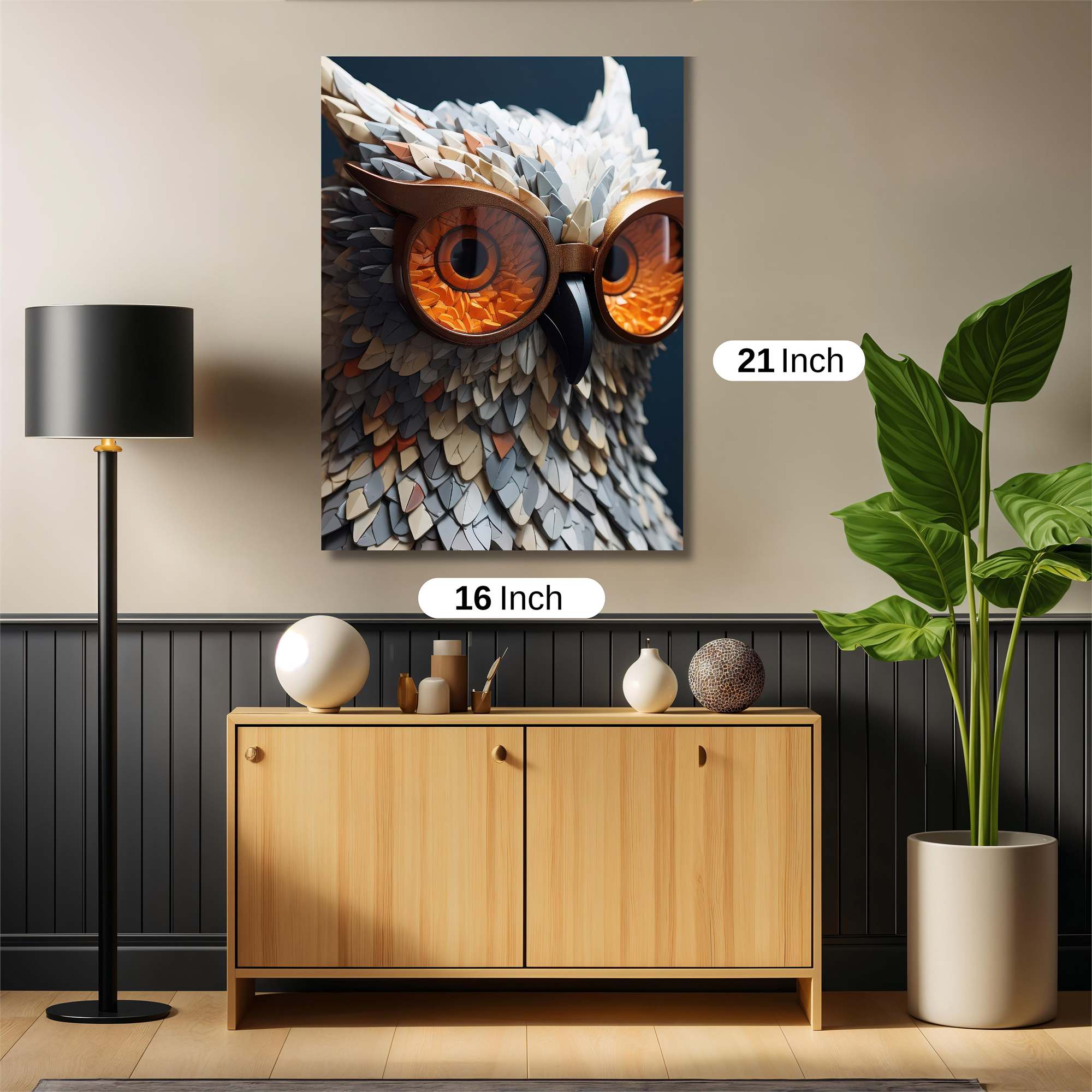 Owl Wise Safe Wall Magnetic / M