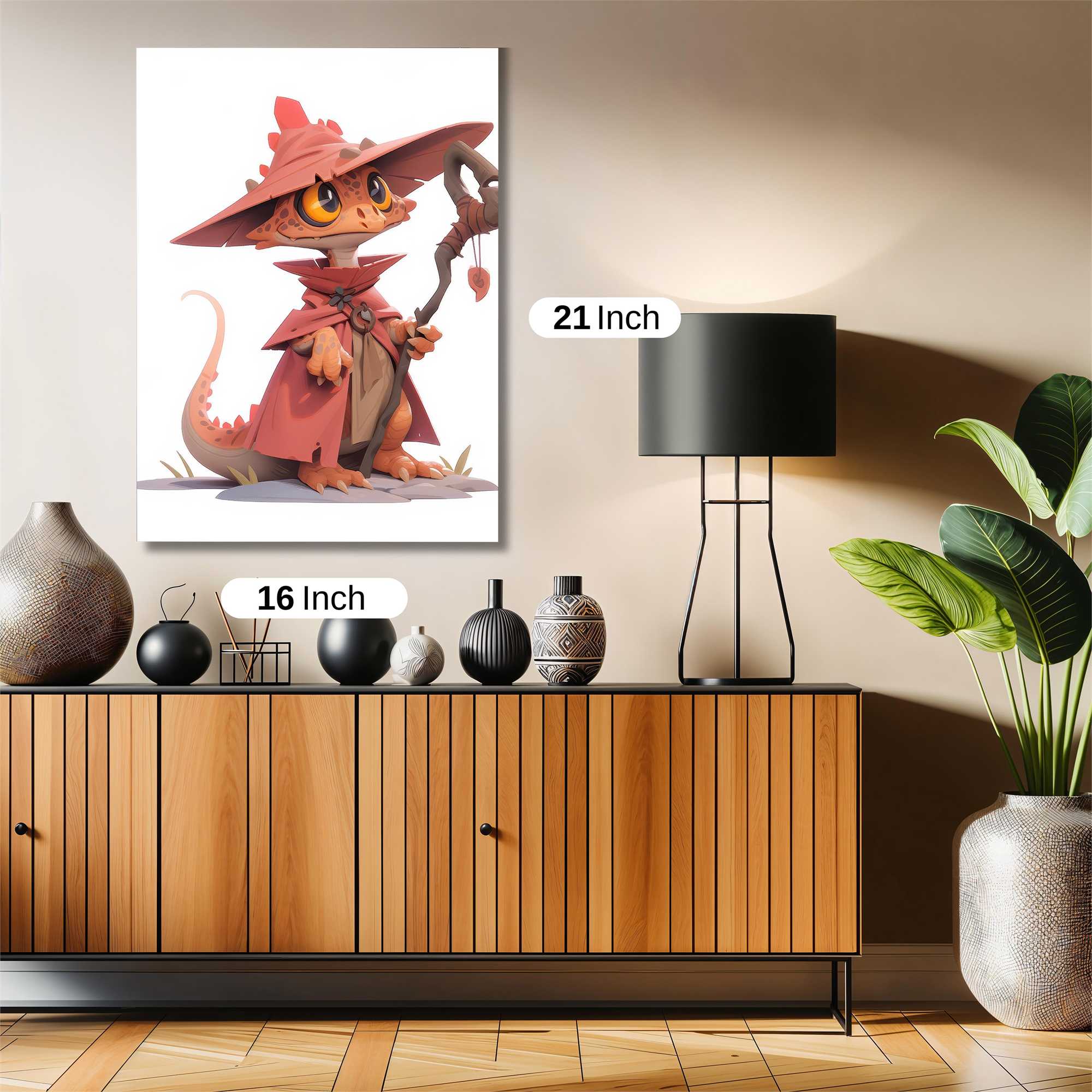 Wizard Gecko Safe Wall Magnetic / M