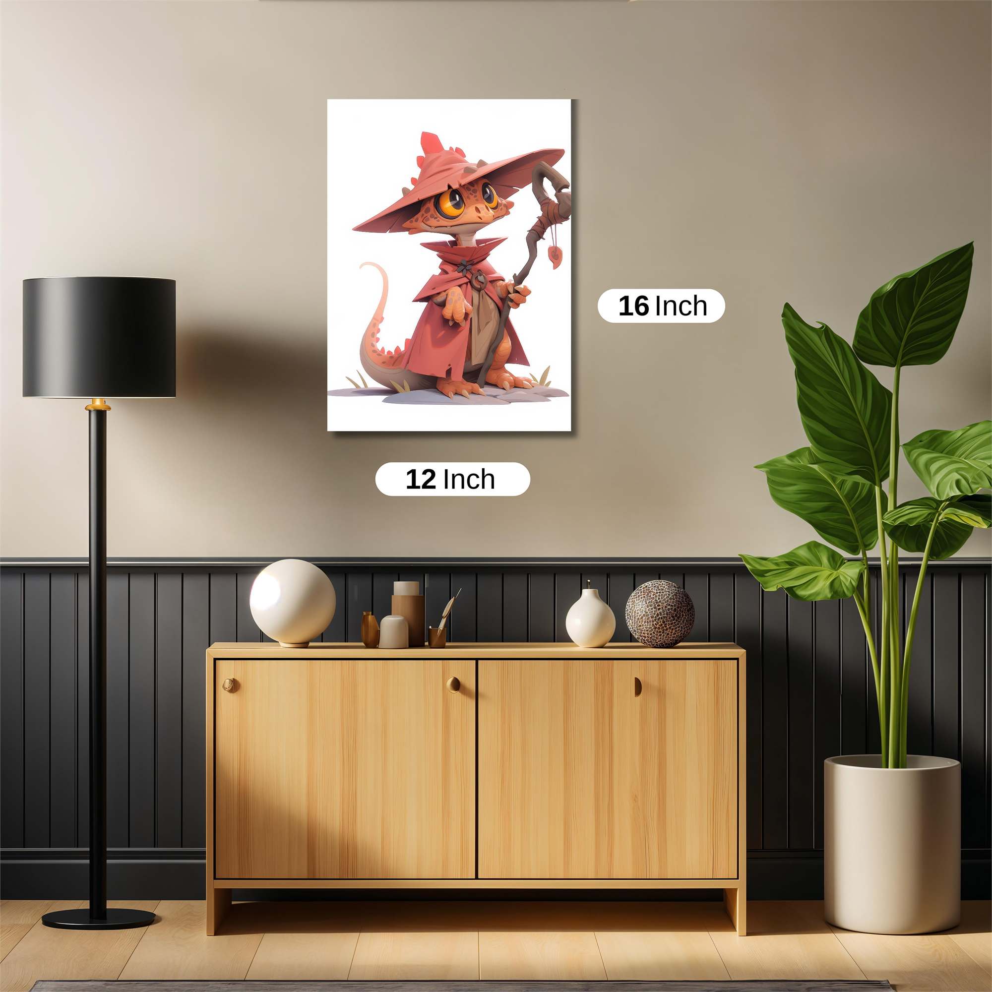 Wizard Gecko Safe Wall Magnetic / M
