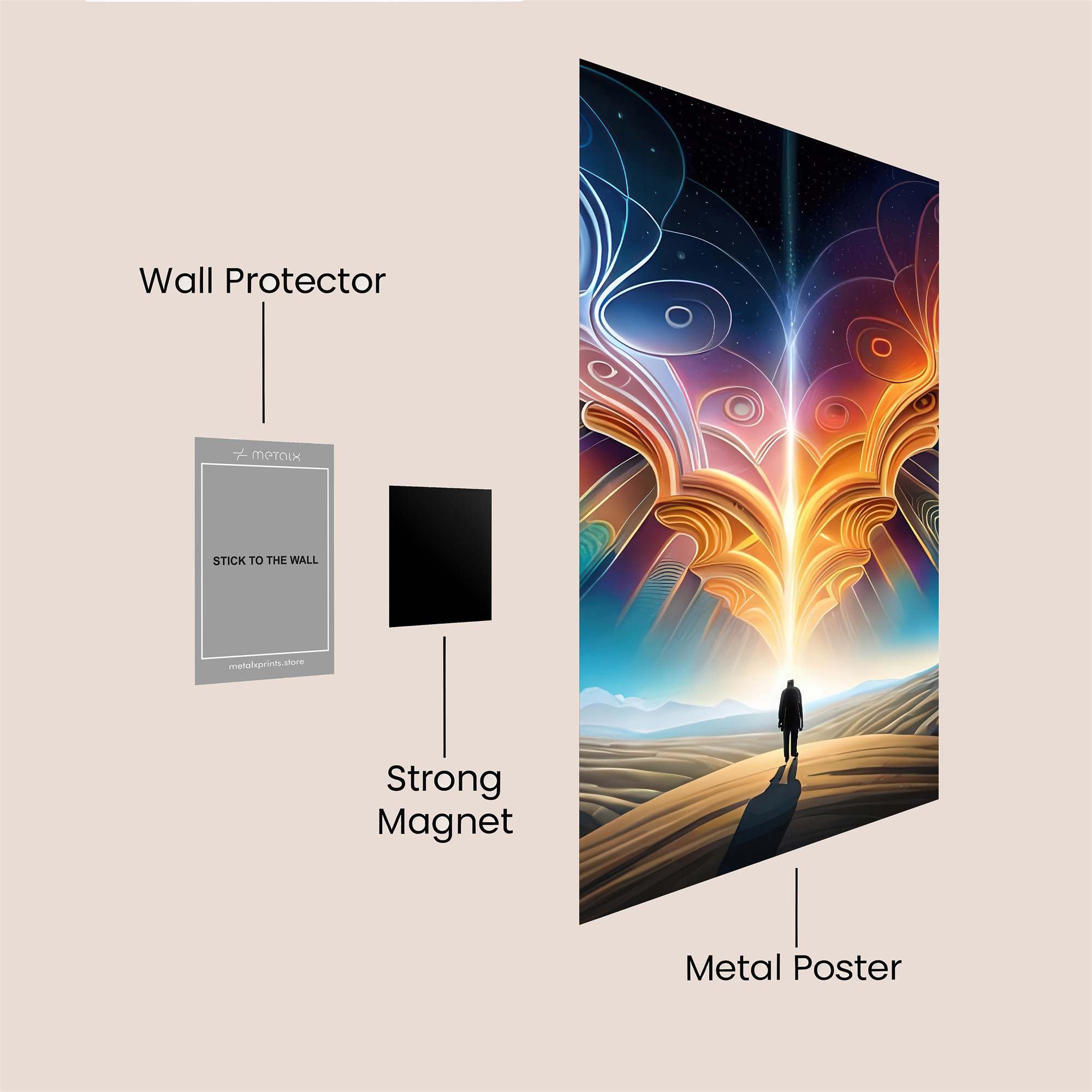 Cosmic Awakening Safe Wall Magnetic / M