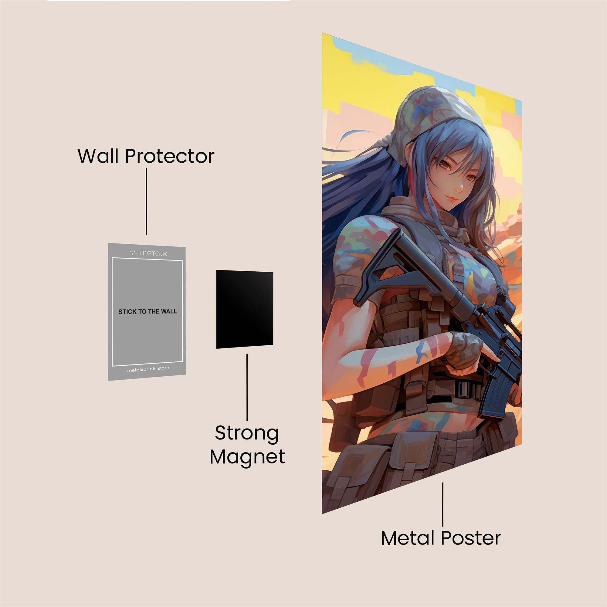 Warrior Serenity Safe Wall Magnetic / M