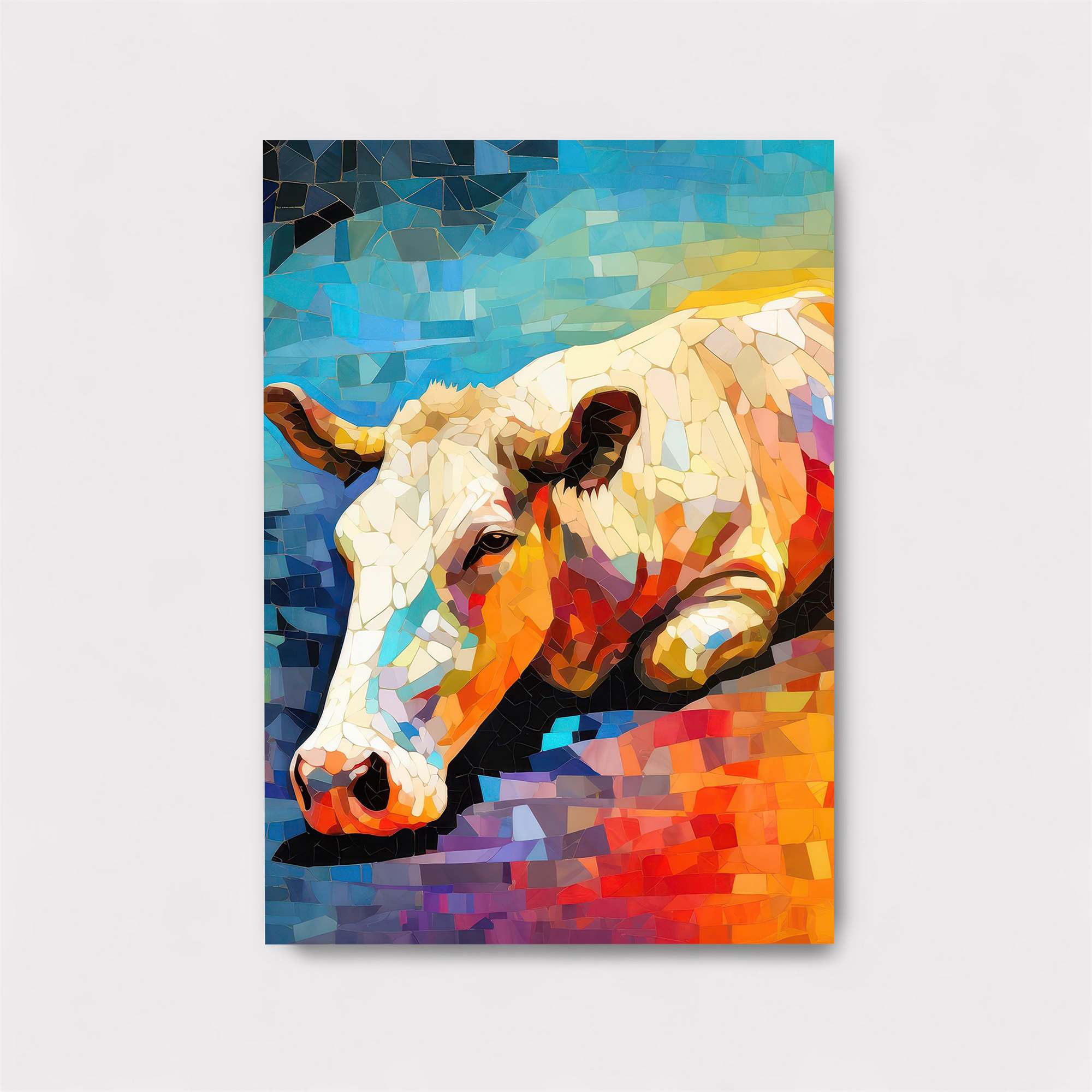 Cow Serenity Safe Wall Magnetic / M