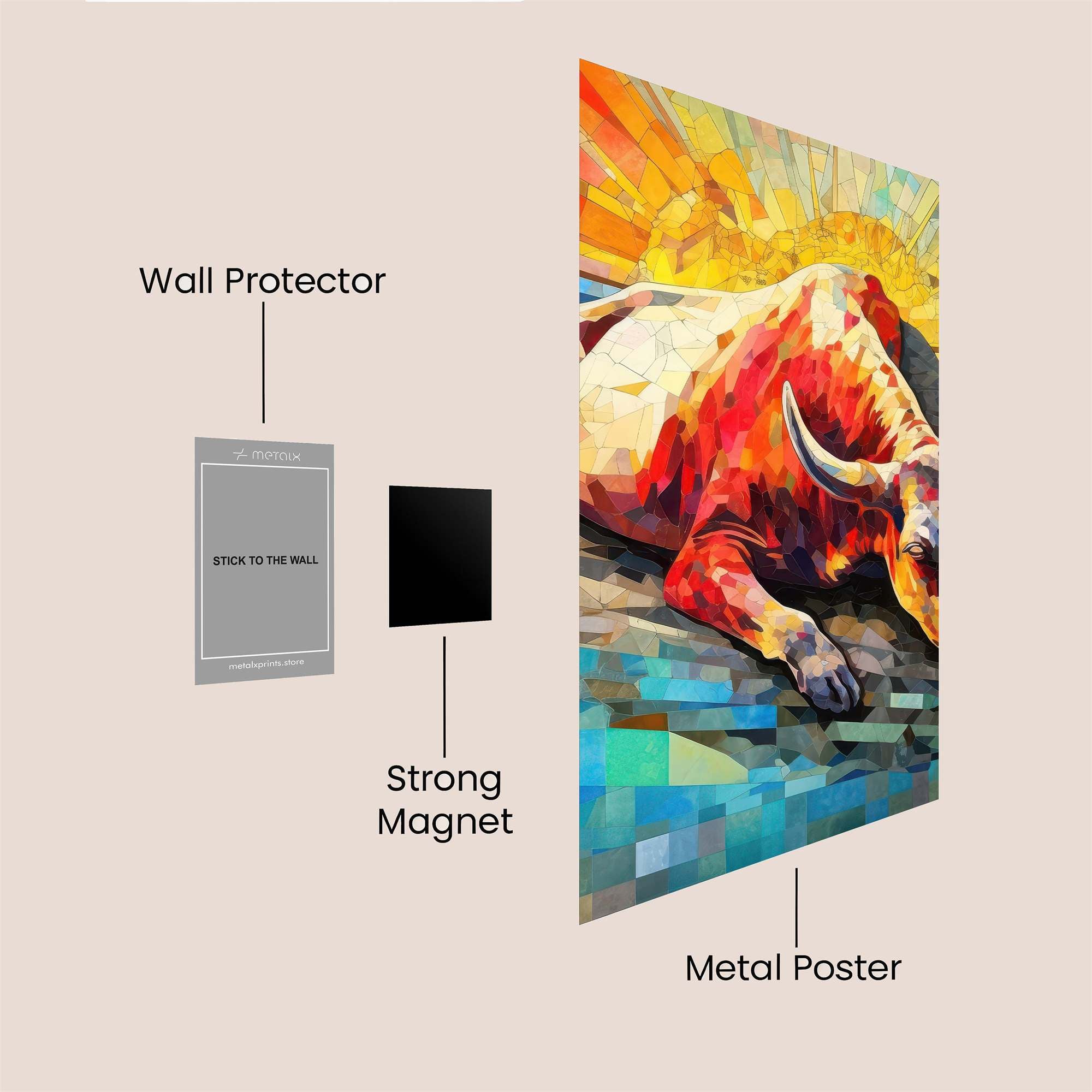 Bull Serenity Safe Wall Magnetic / M