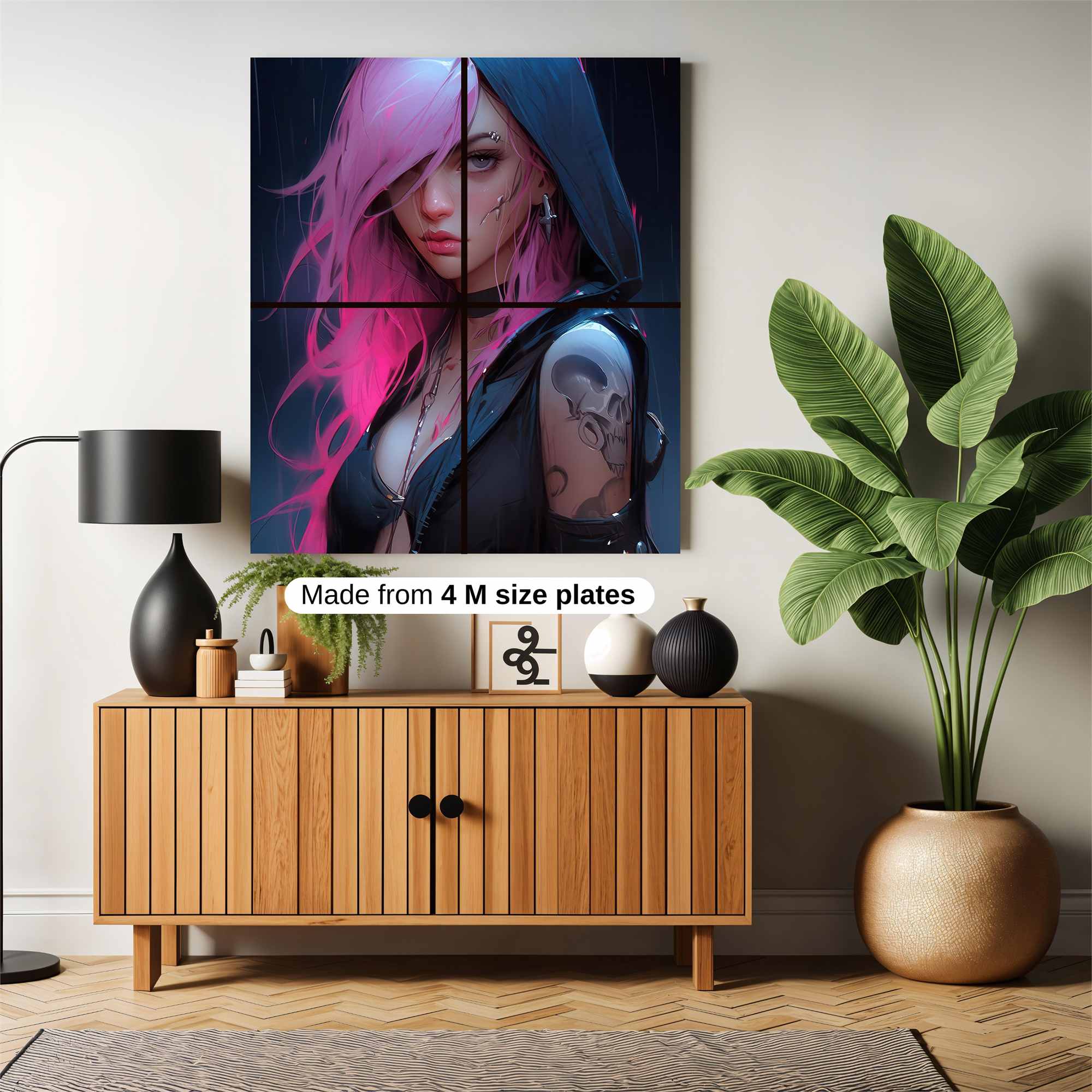 Neon Rebel Safe Wall Magnetic / M