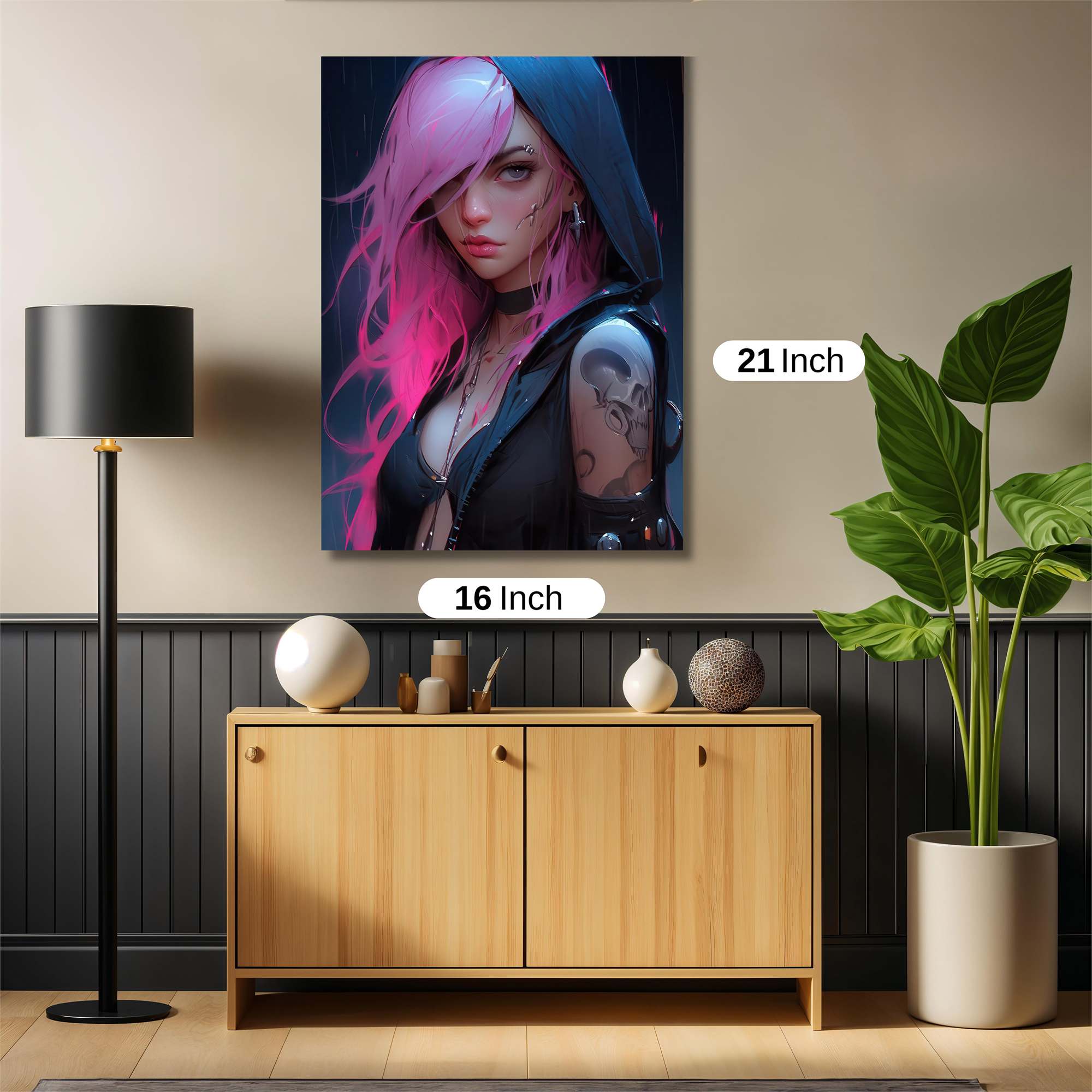 Neon Rebel Safe Wall Magnetic / M