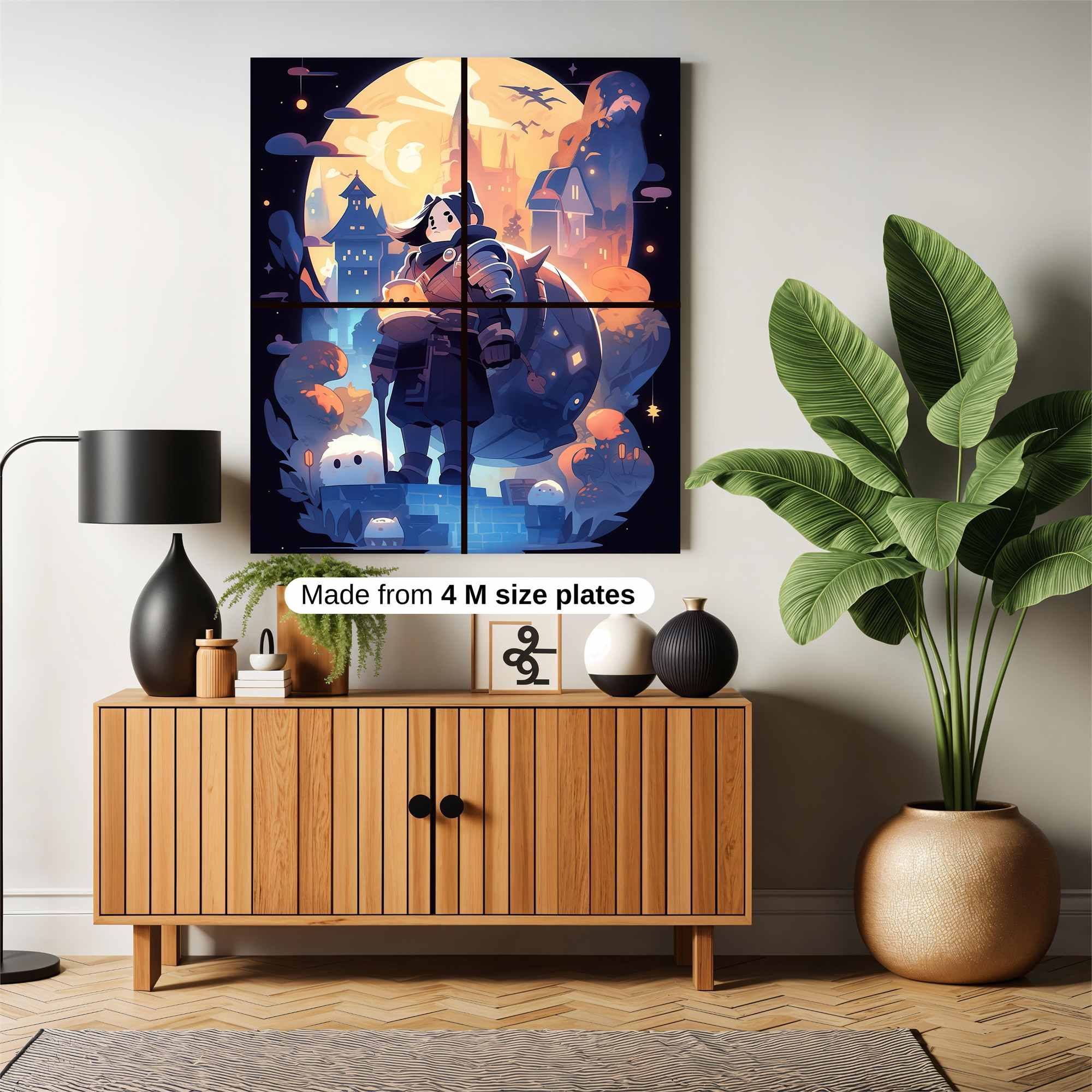 Knightly Whimsy Safe Wall Magnetic / M