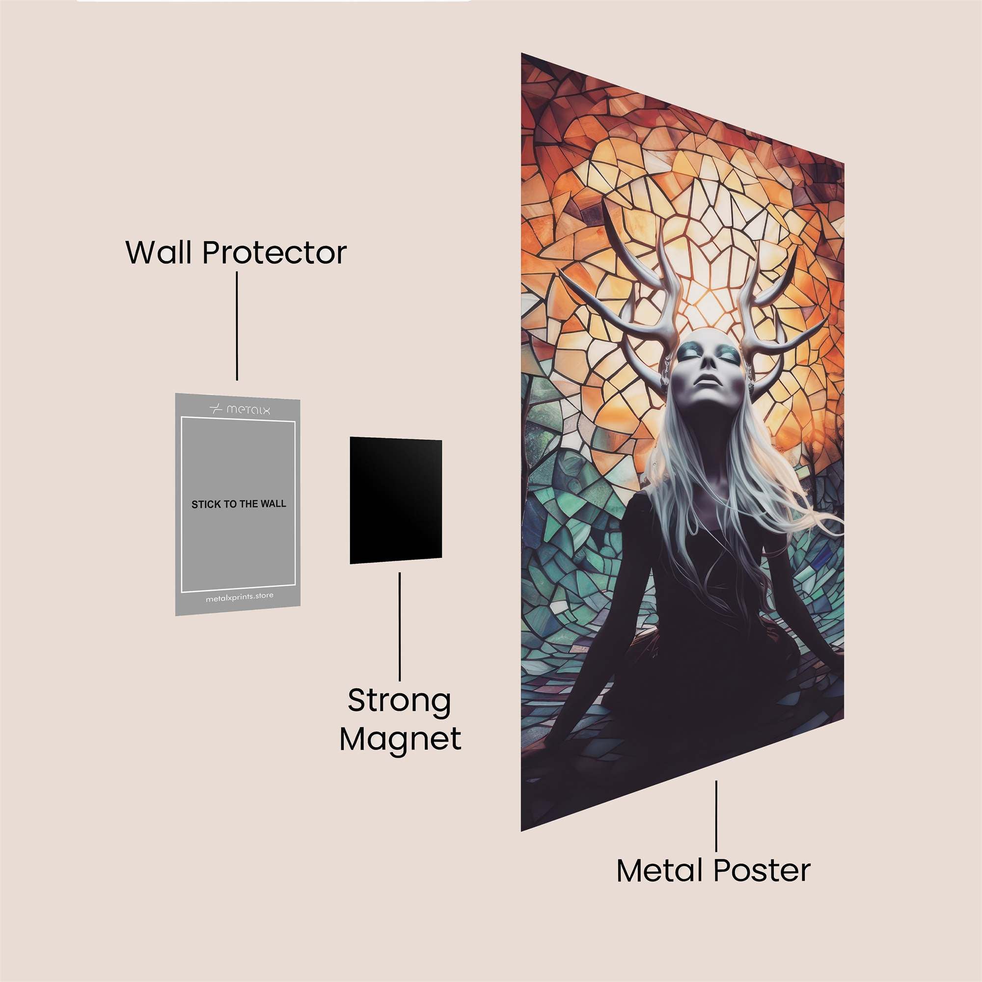 DeerMystic Safe Wall Magnetic / M