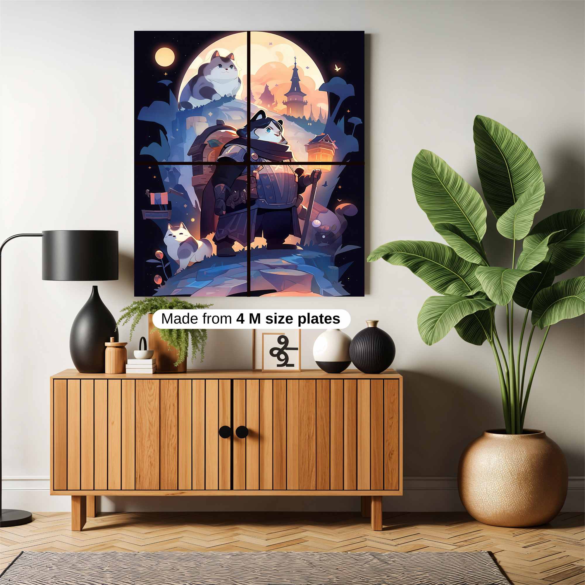 Panda Quest Safe Wall Magnetic / M