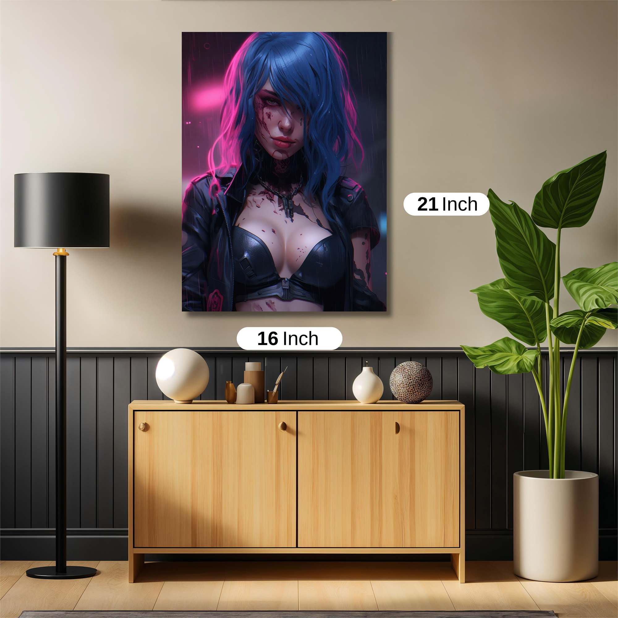 Neon Despair Safe Wall Magnetic / M