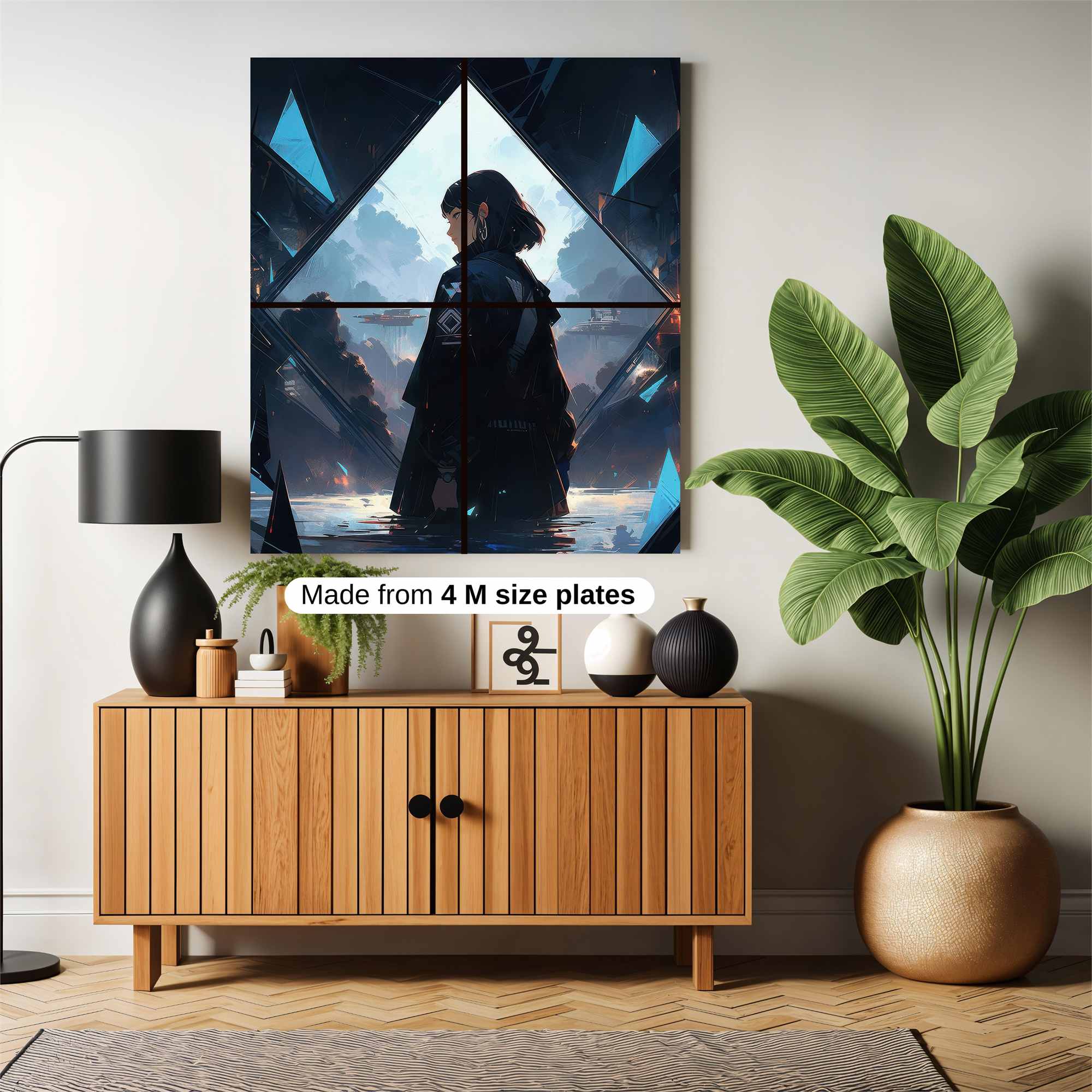 Cyber Serenity Safe Wall Magnetic / M