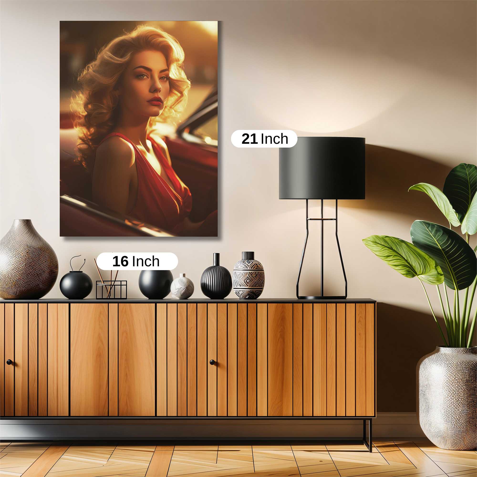 Sunset Glamour Safe Wall Magnetic / M