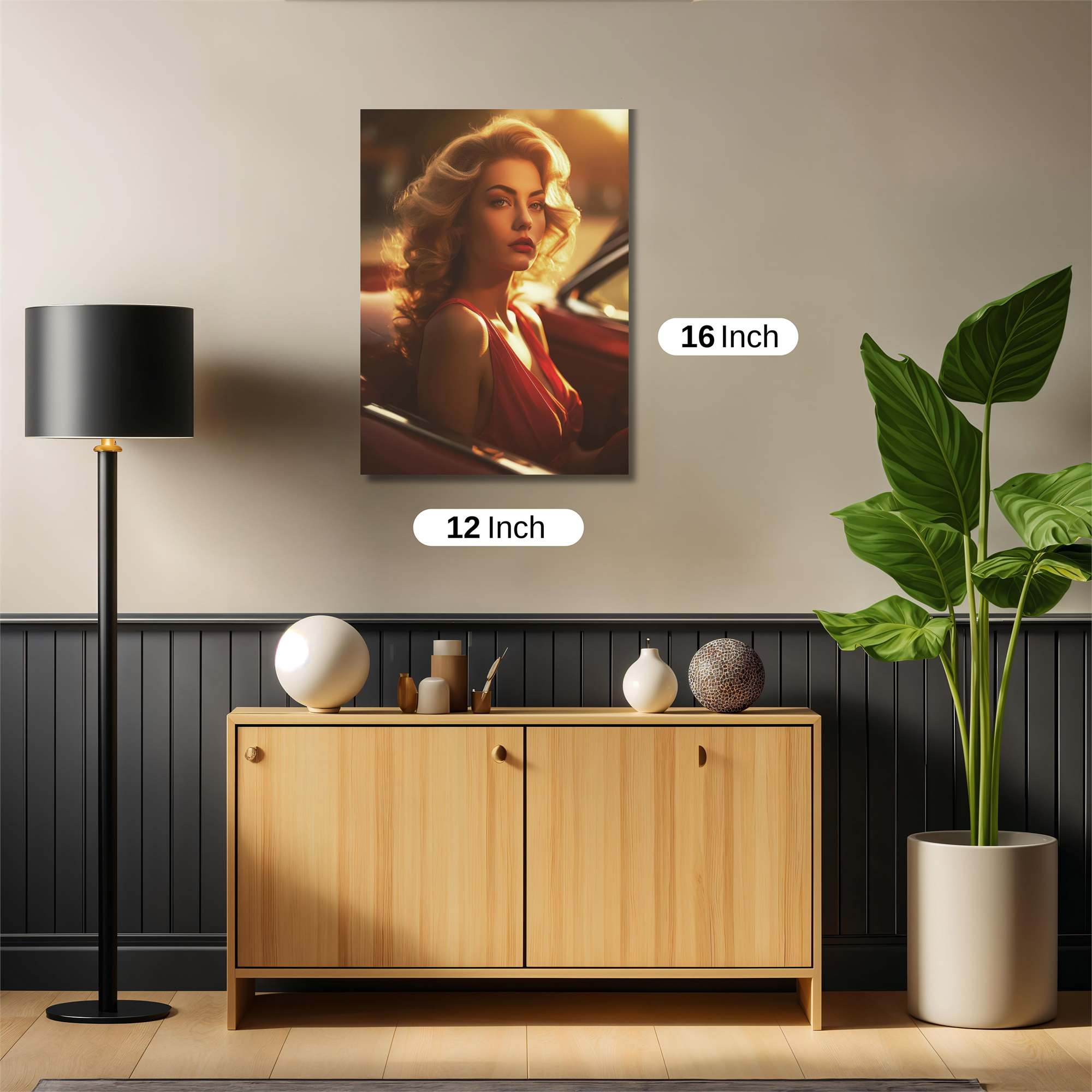 Sunset Glamour Safe Wall Magnetic / M