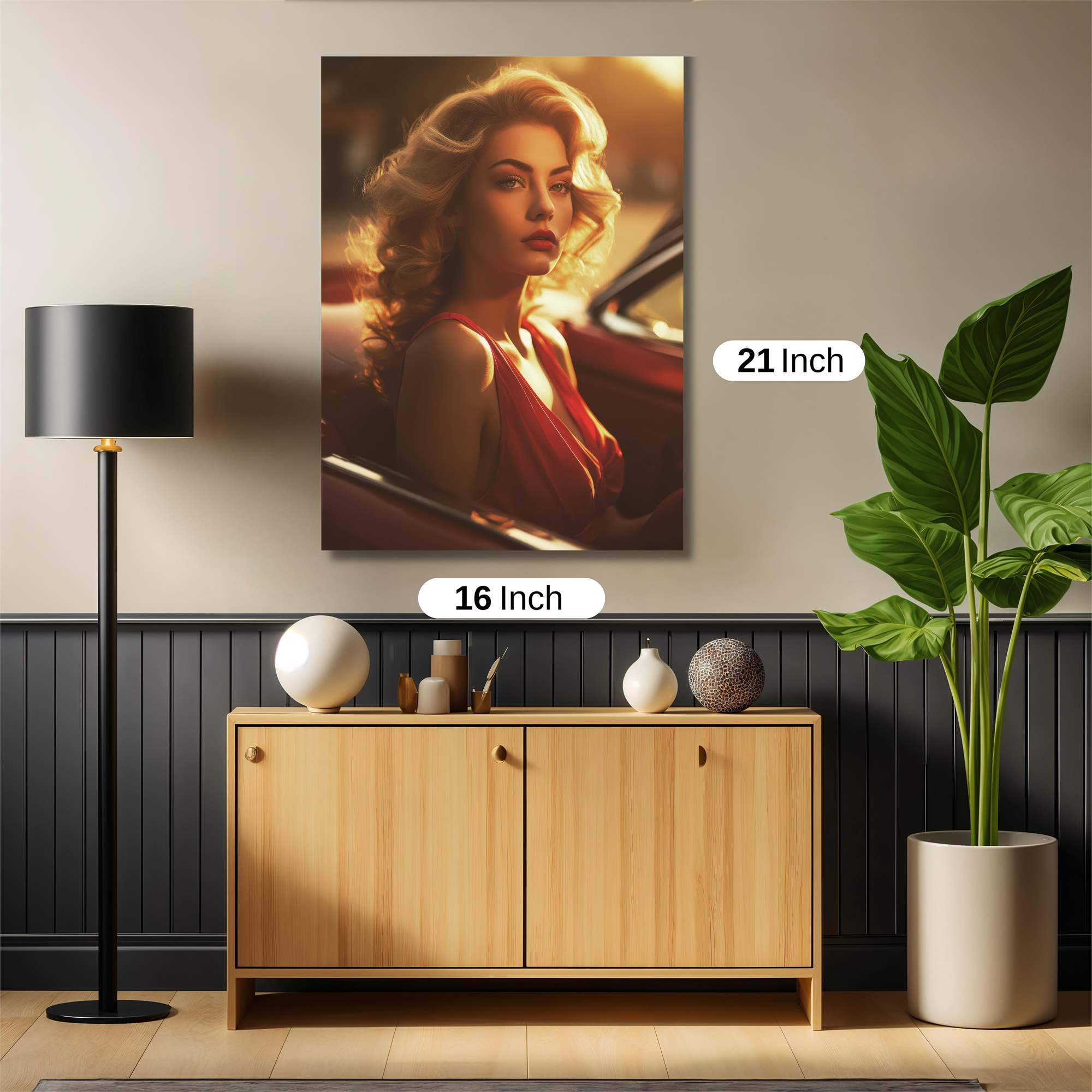 Sunset Glamour Safe Wall Magnetic / M