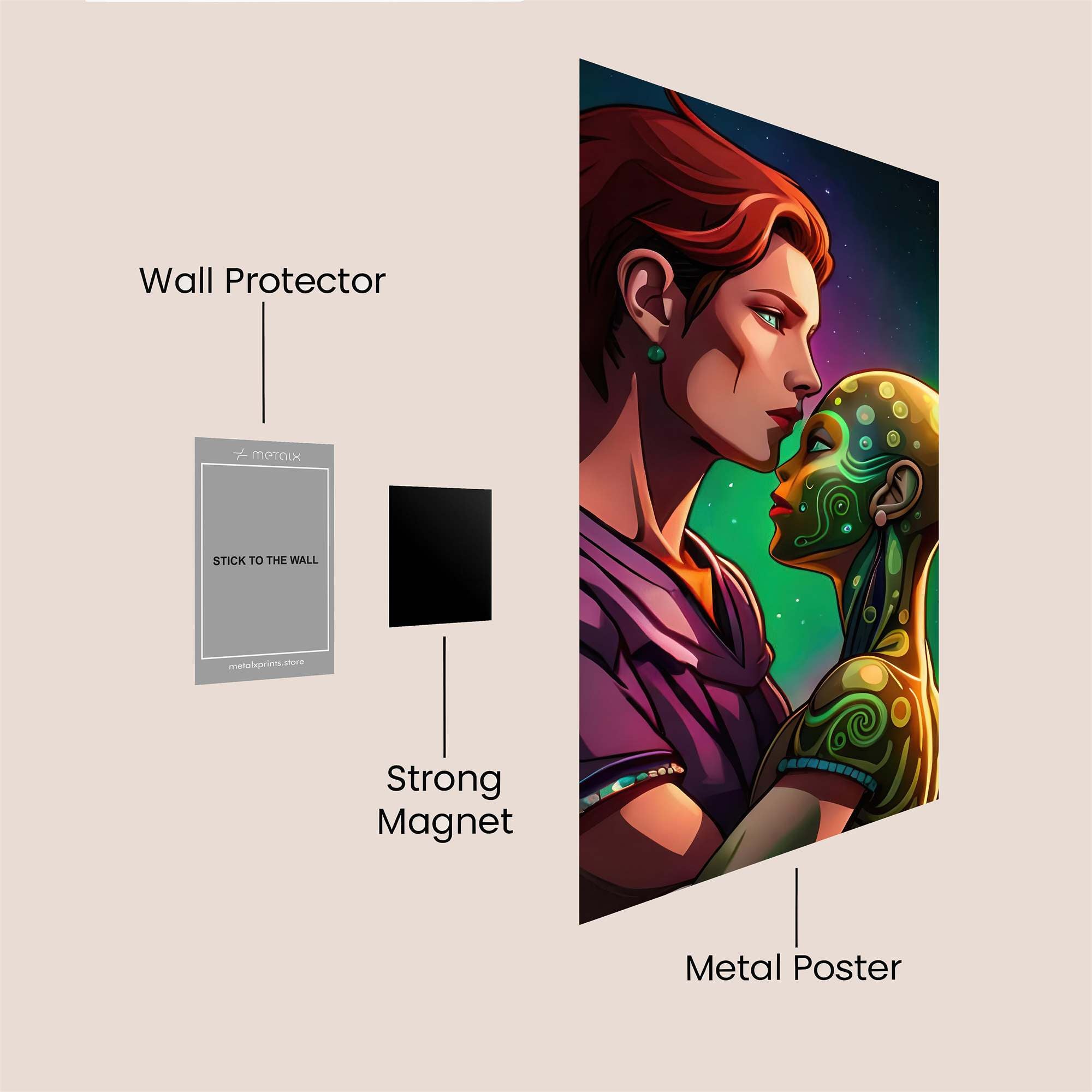 Love Echo Safe Wall Magnetic / M