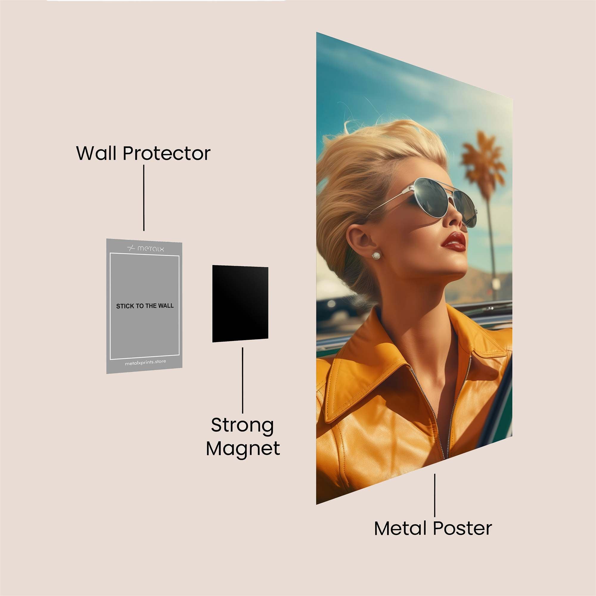 Blonde Radiance Safe Wall Magnetic / M