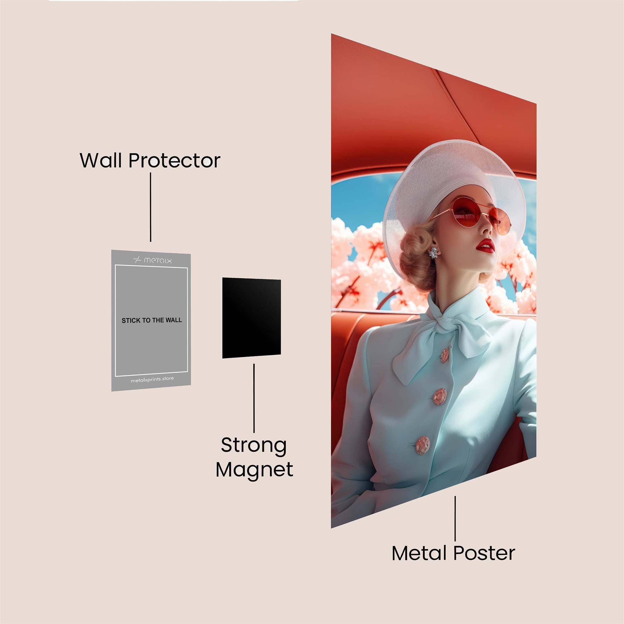 Blossom Bliss Safe Wall Magnetic / M