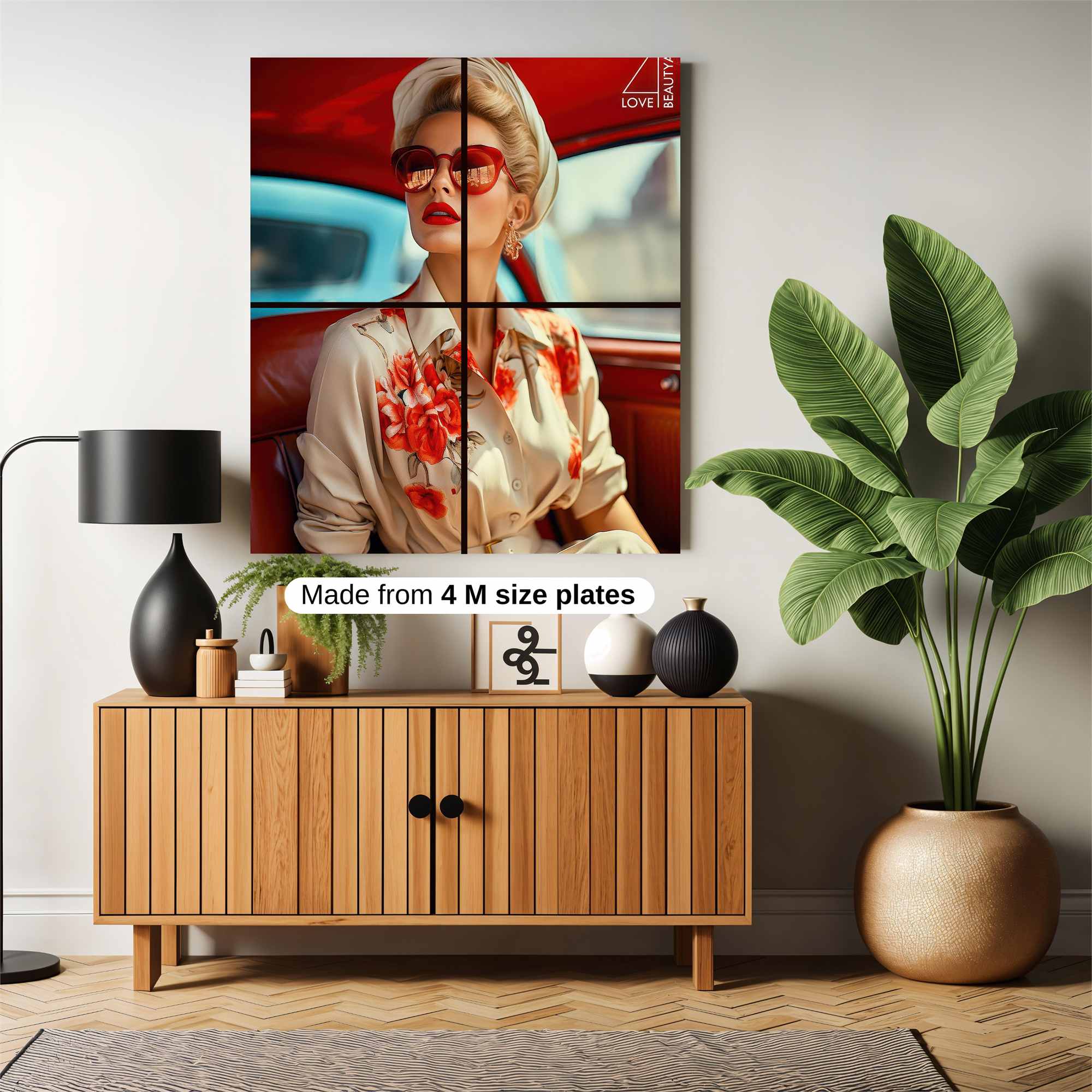 Retro Elegance Safe Wall Magnetic / M