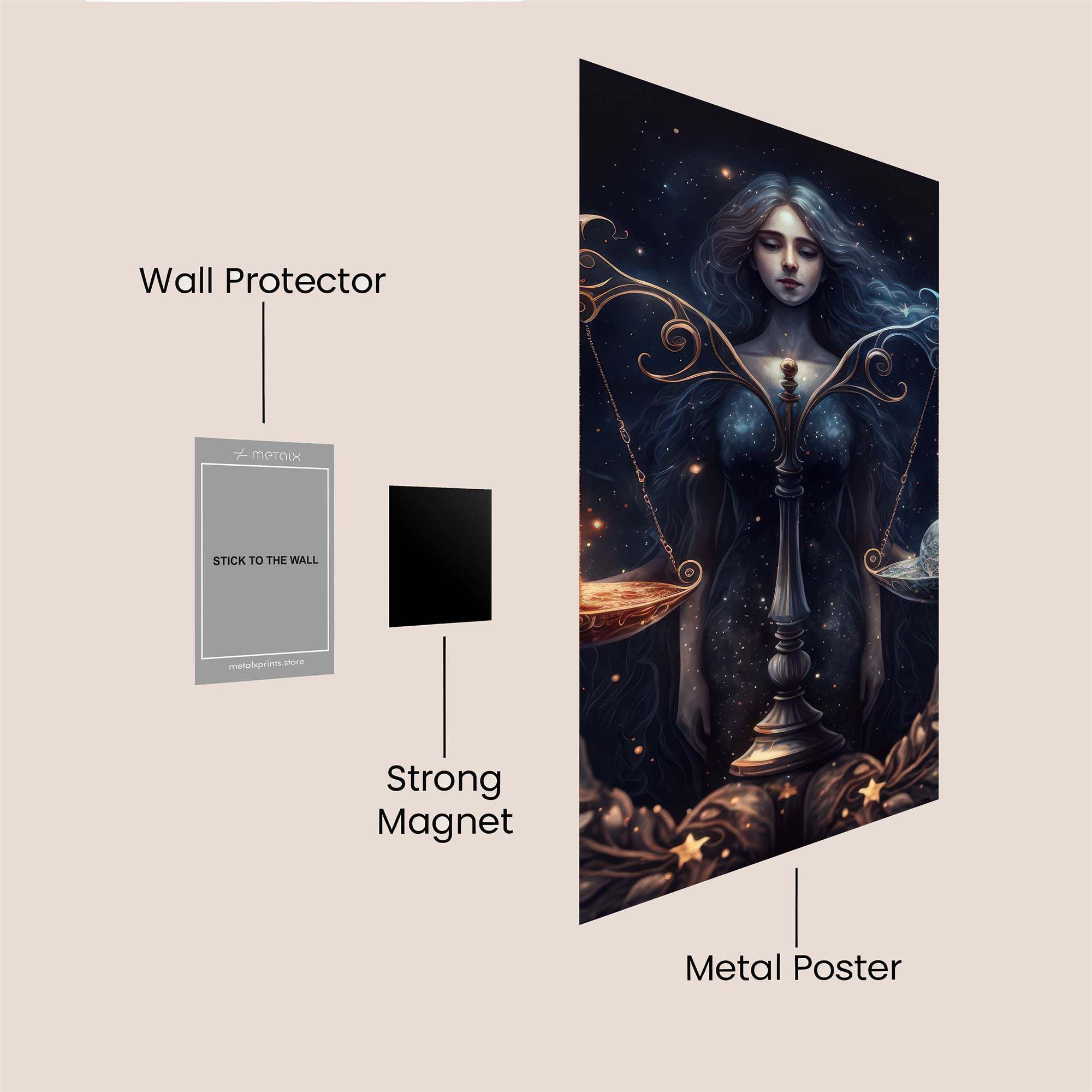 Justice Divine Safe Wall Magnetic / M