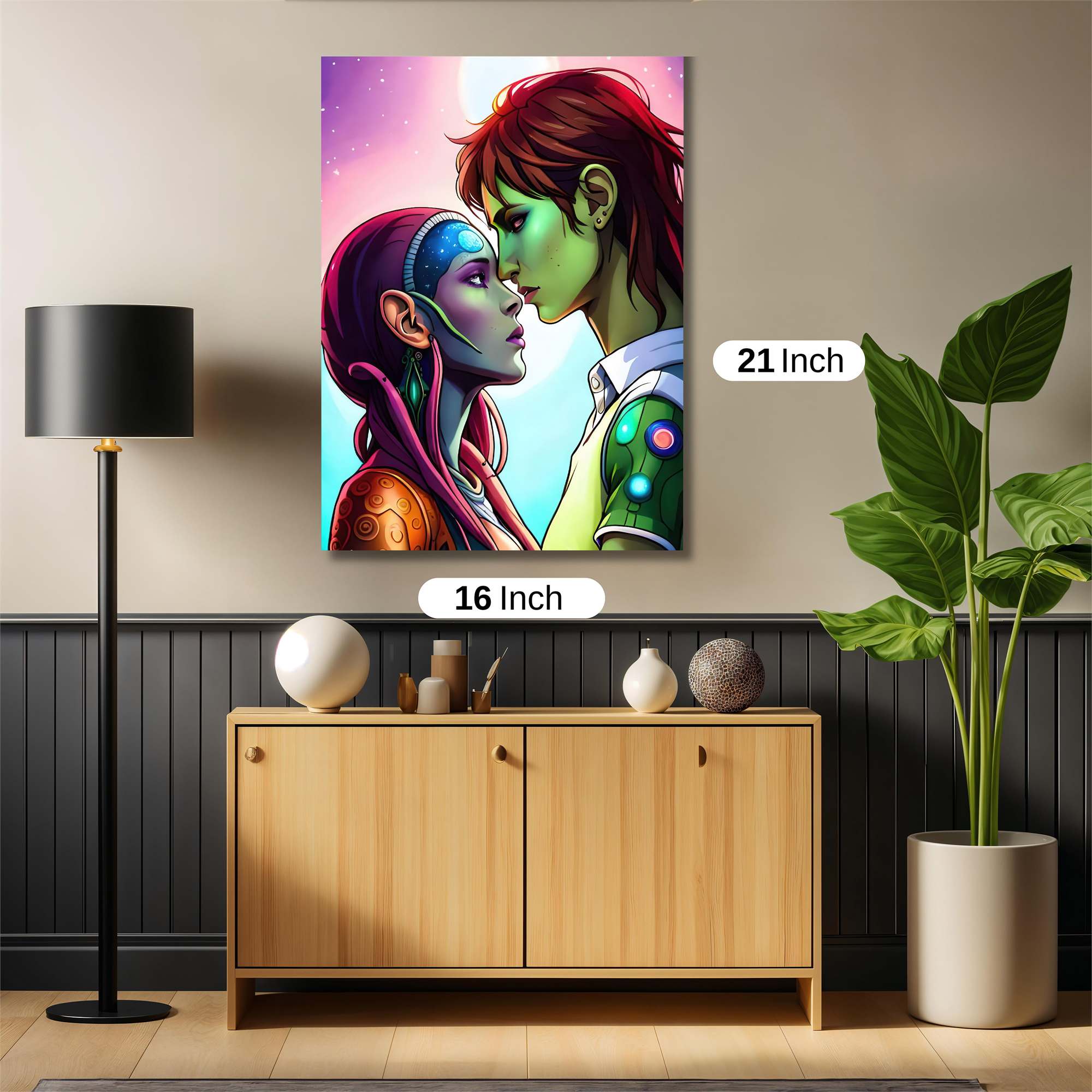 Alien Romance Safe Wall Magnetic / M