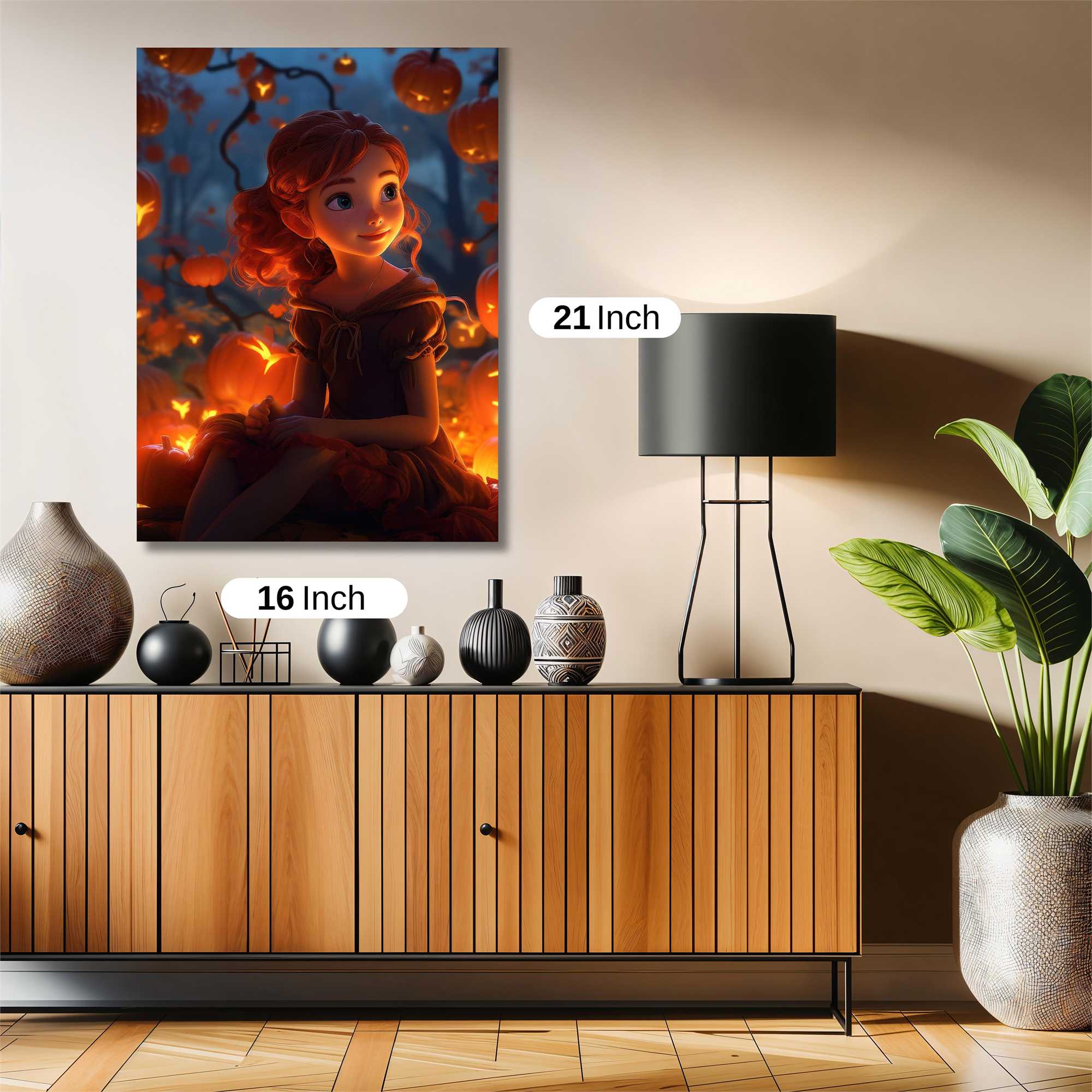 Pumpkin Enchantment Safe Wall Magnetic / M