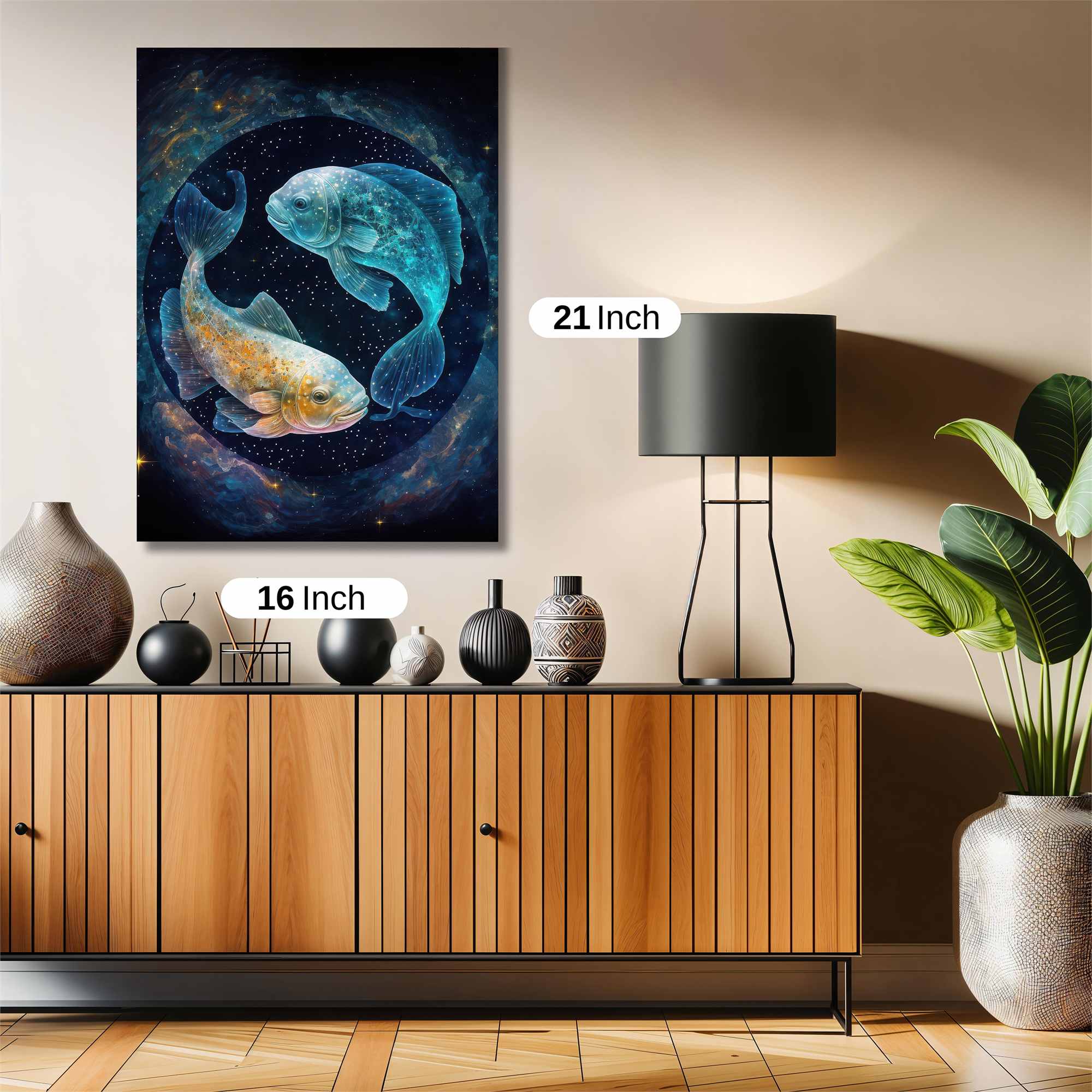Cosmic Koi Safe Wall Magnetic / M