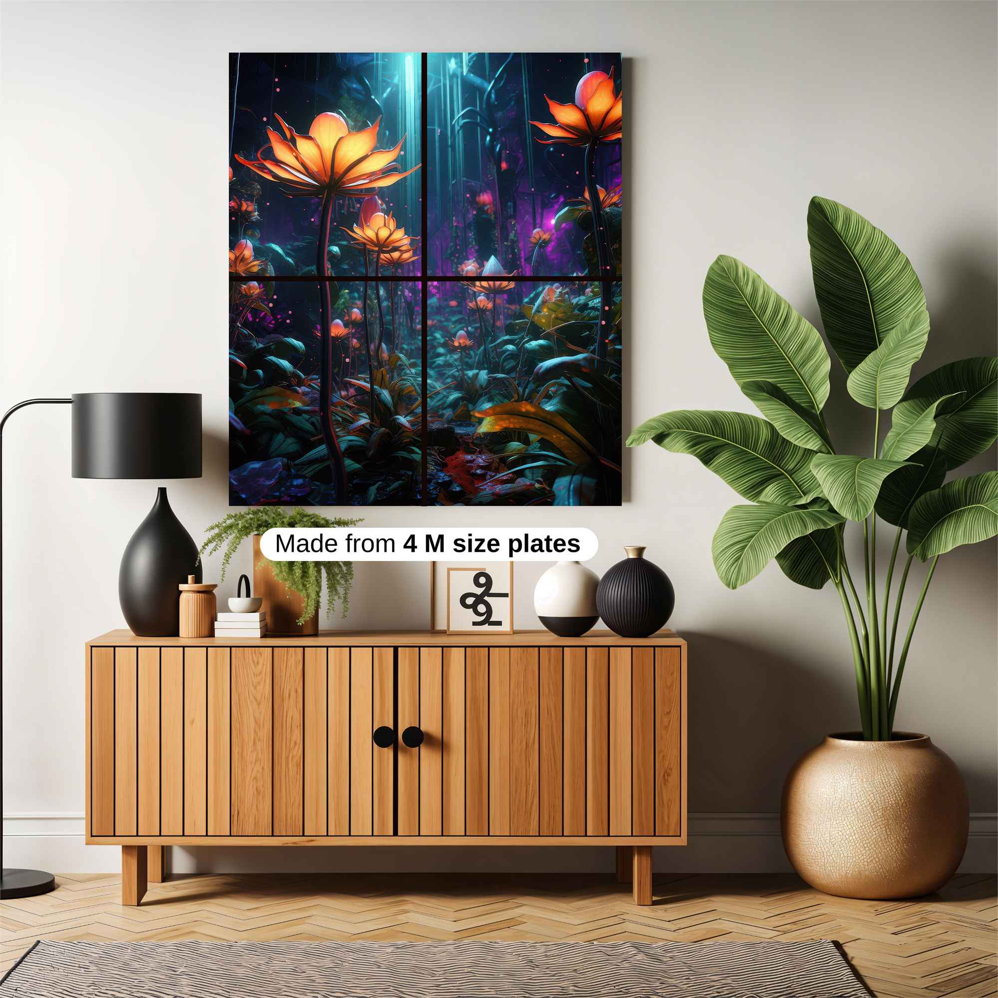Lotus Glow Safe Wall Magnetic / M