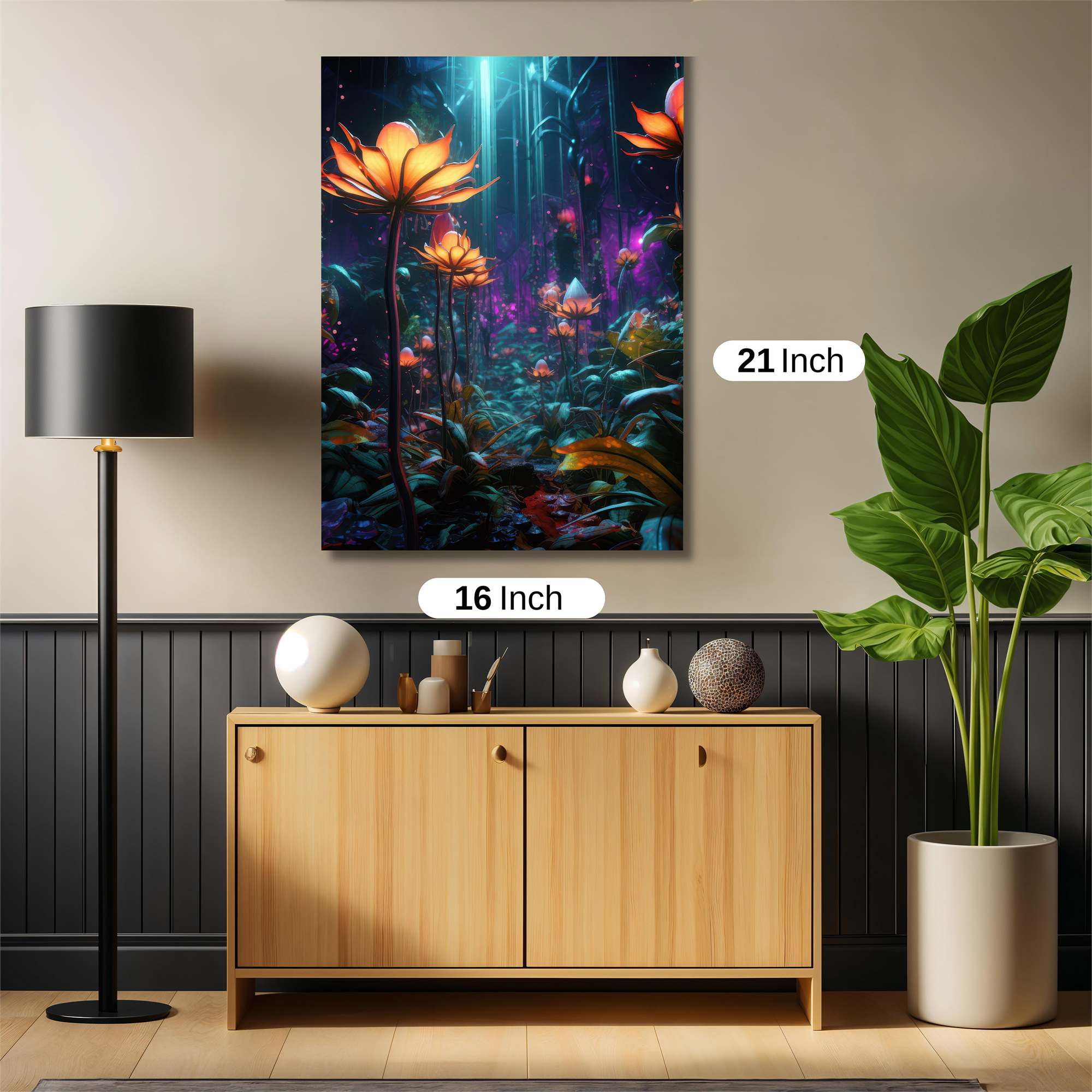 Lotus Glow Safe Wall Magnetic / M