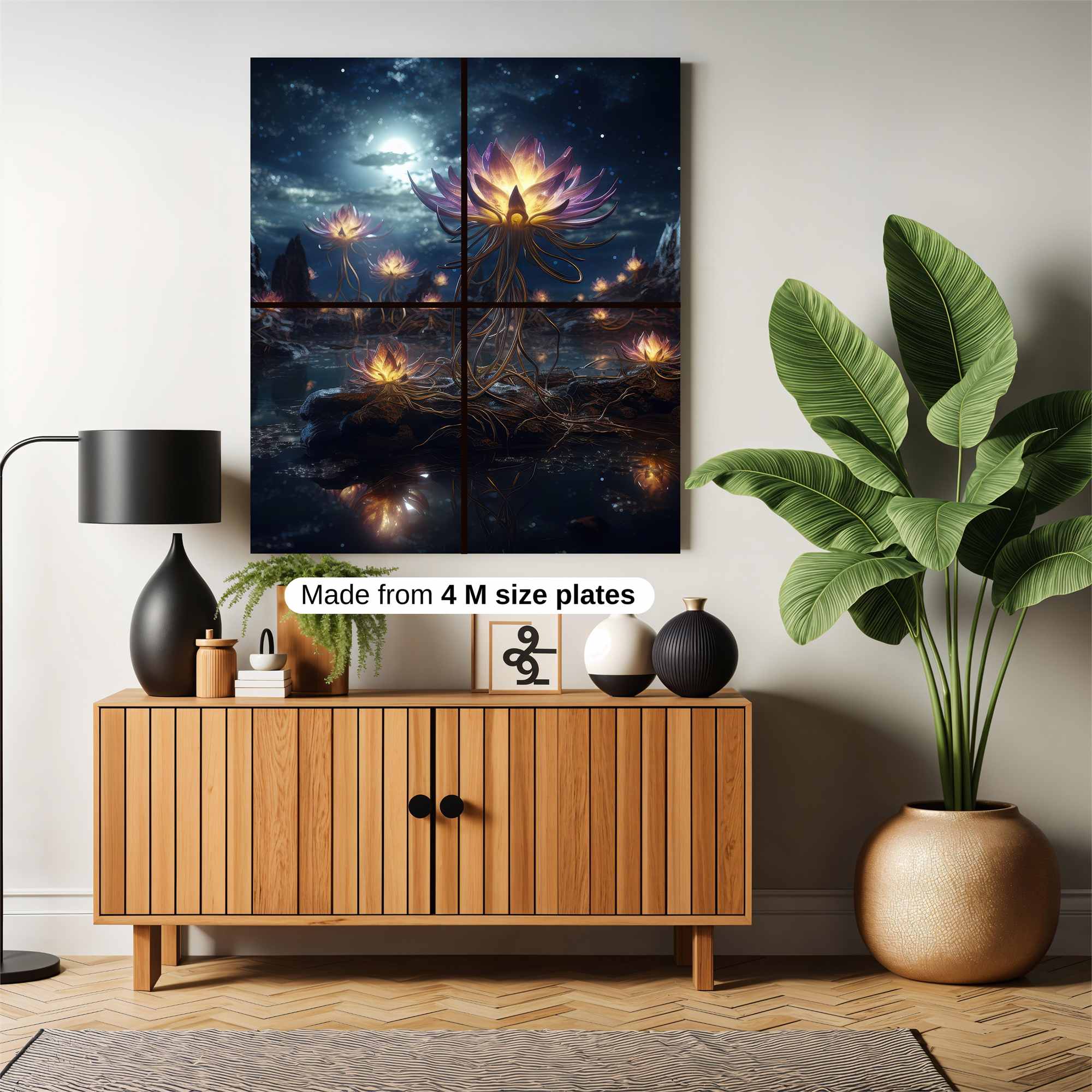 Lotus Luminescence Safe Wall Magnetic / M