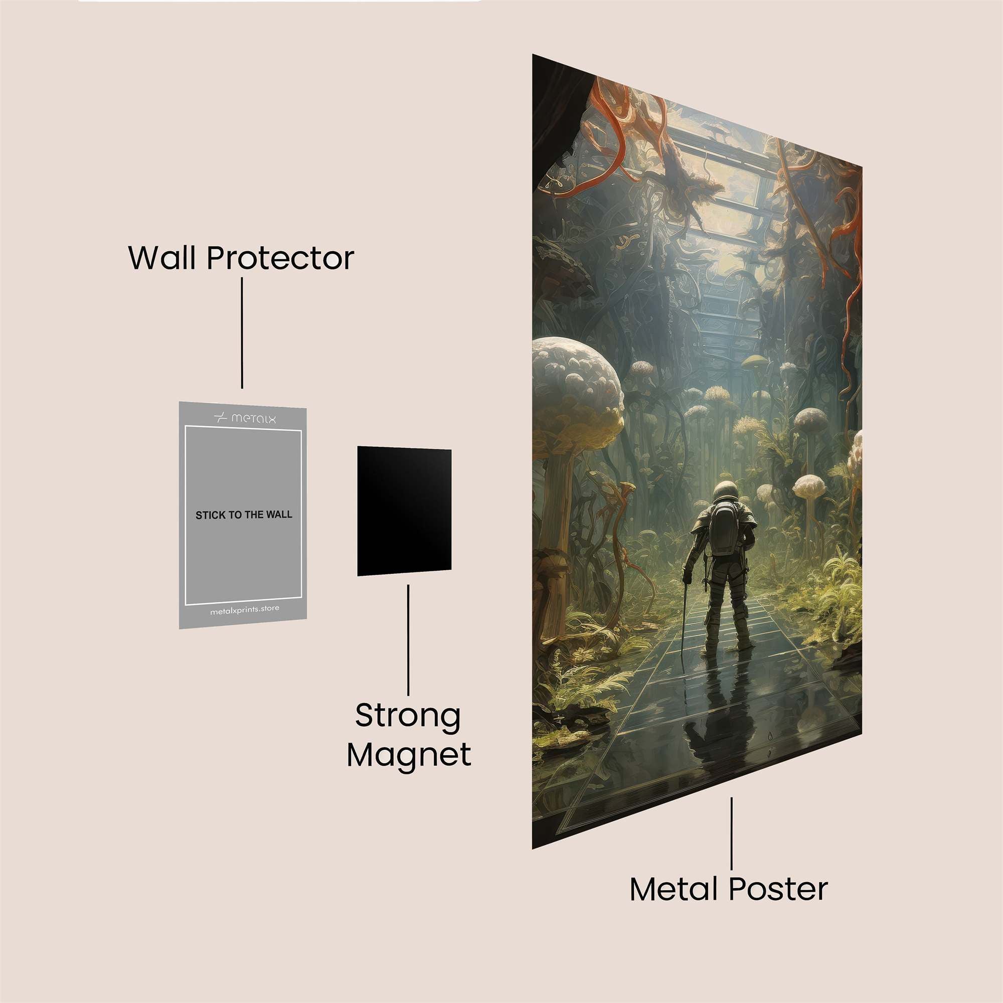 Alien Serenity Safe Wall Magnetic / M