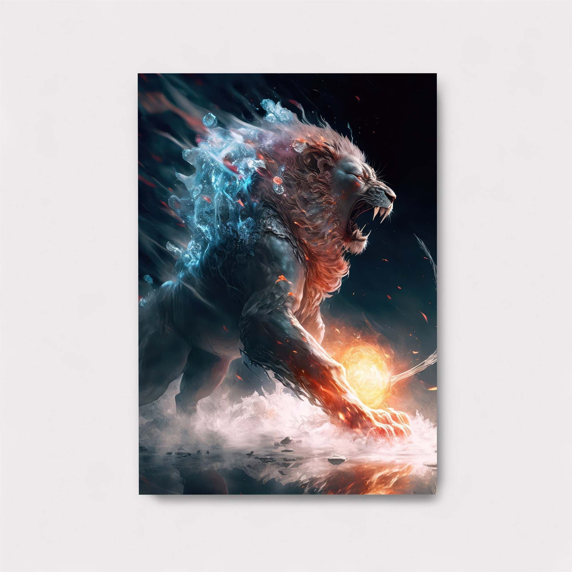 Lion Blaze Safe Wall Magnetic / M