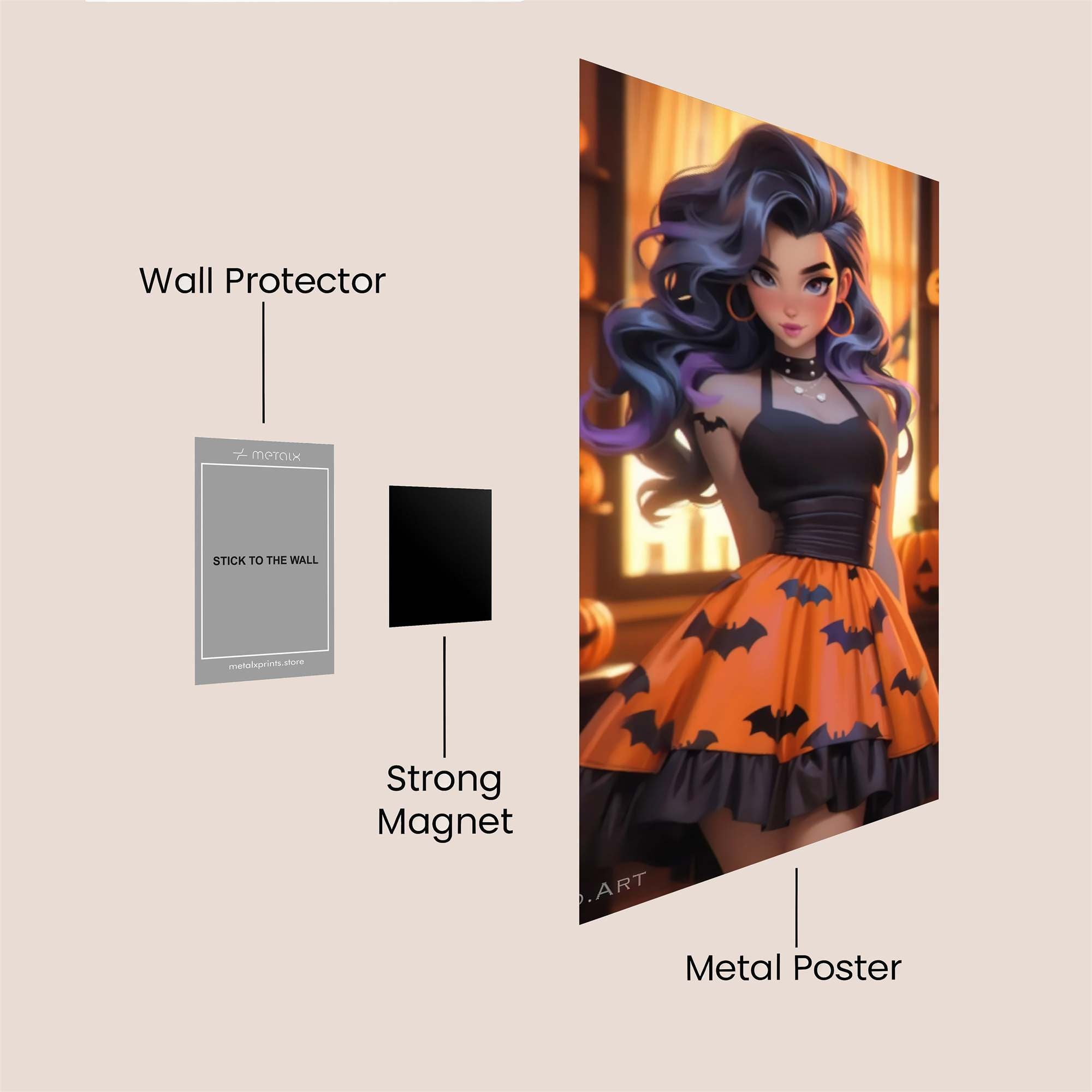 Starlit Serenity Safe Wall Magnetic / M