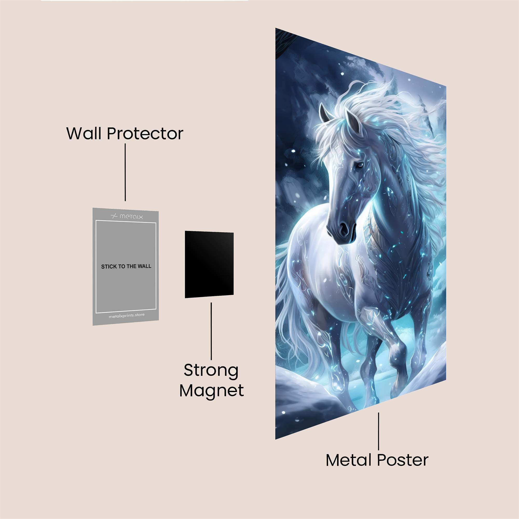 Moonlit Majesty Safe Wall Magnetic / M