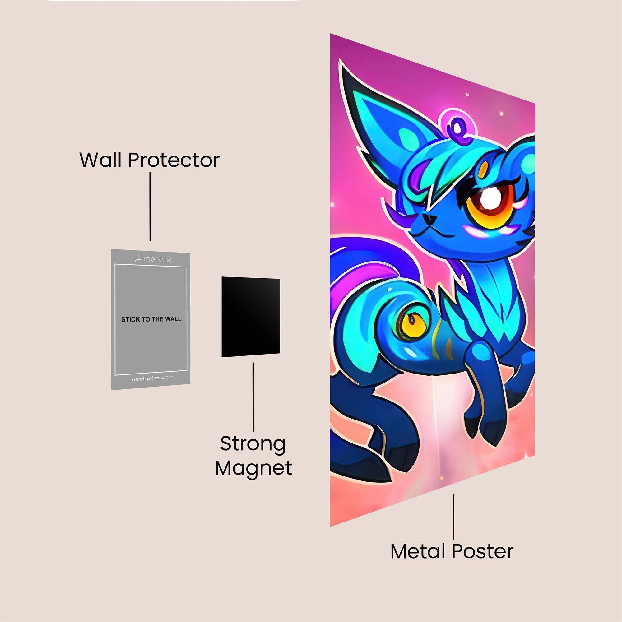 Mystic Glow Safe Wall Magnetic / M