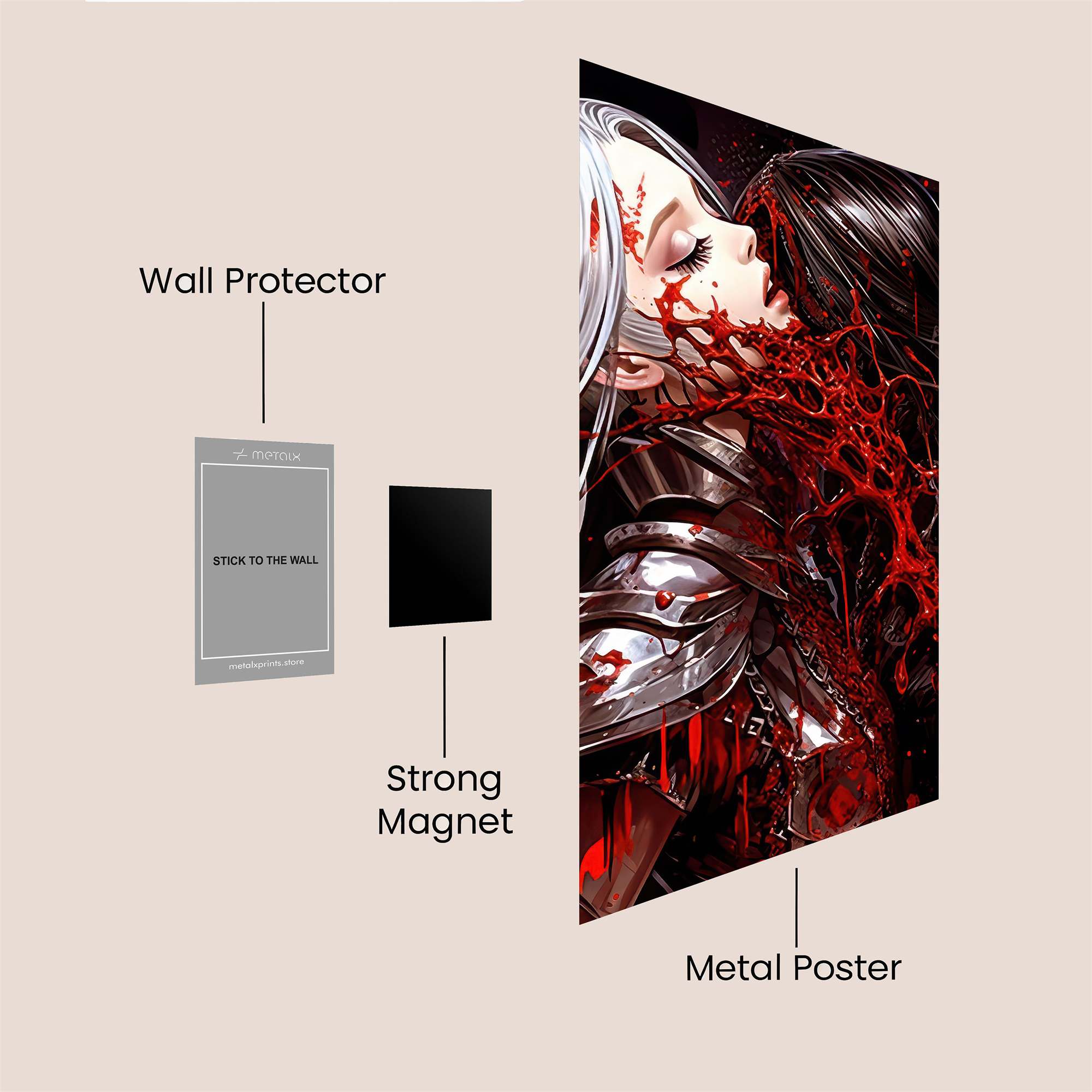 Blood Embrace Safe Wall Magnetic / M