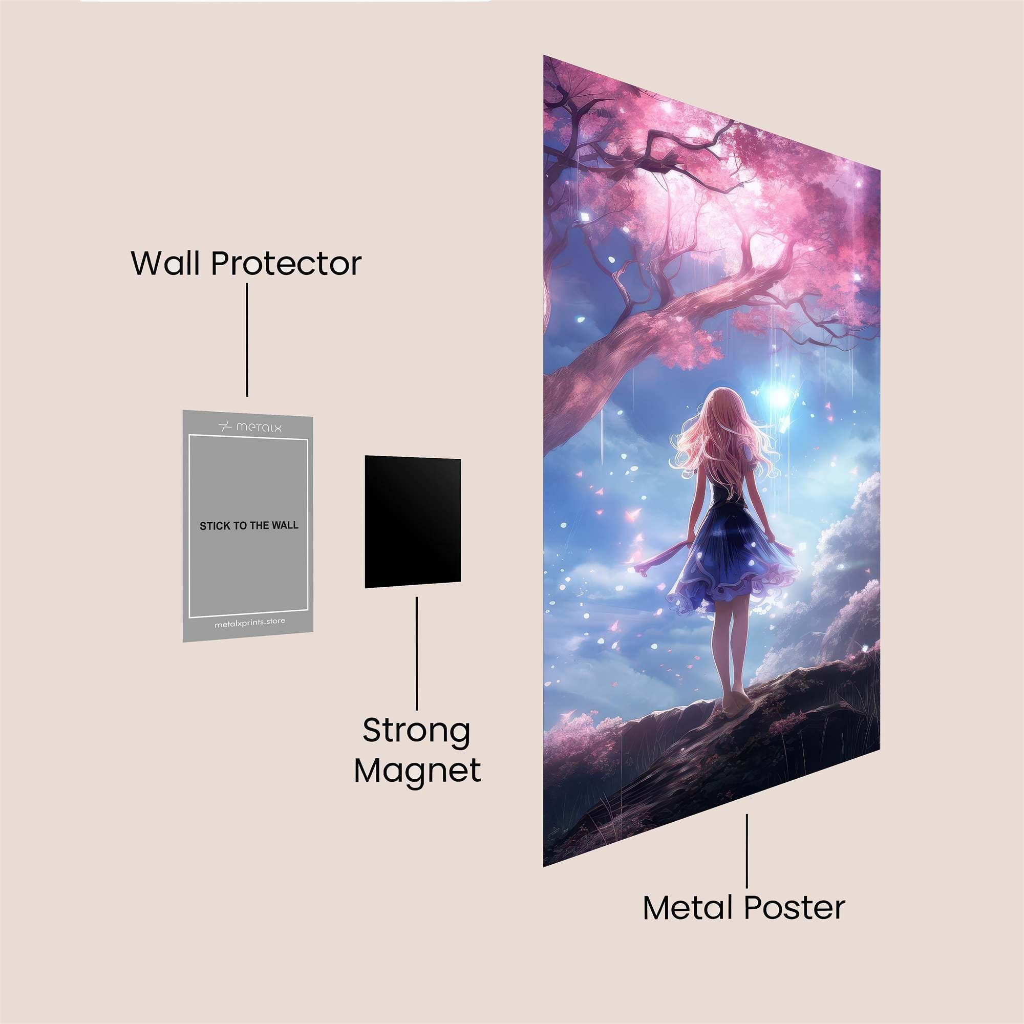 Sakura Dream Safe Wall Magnetic / M