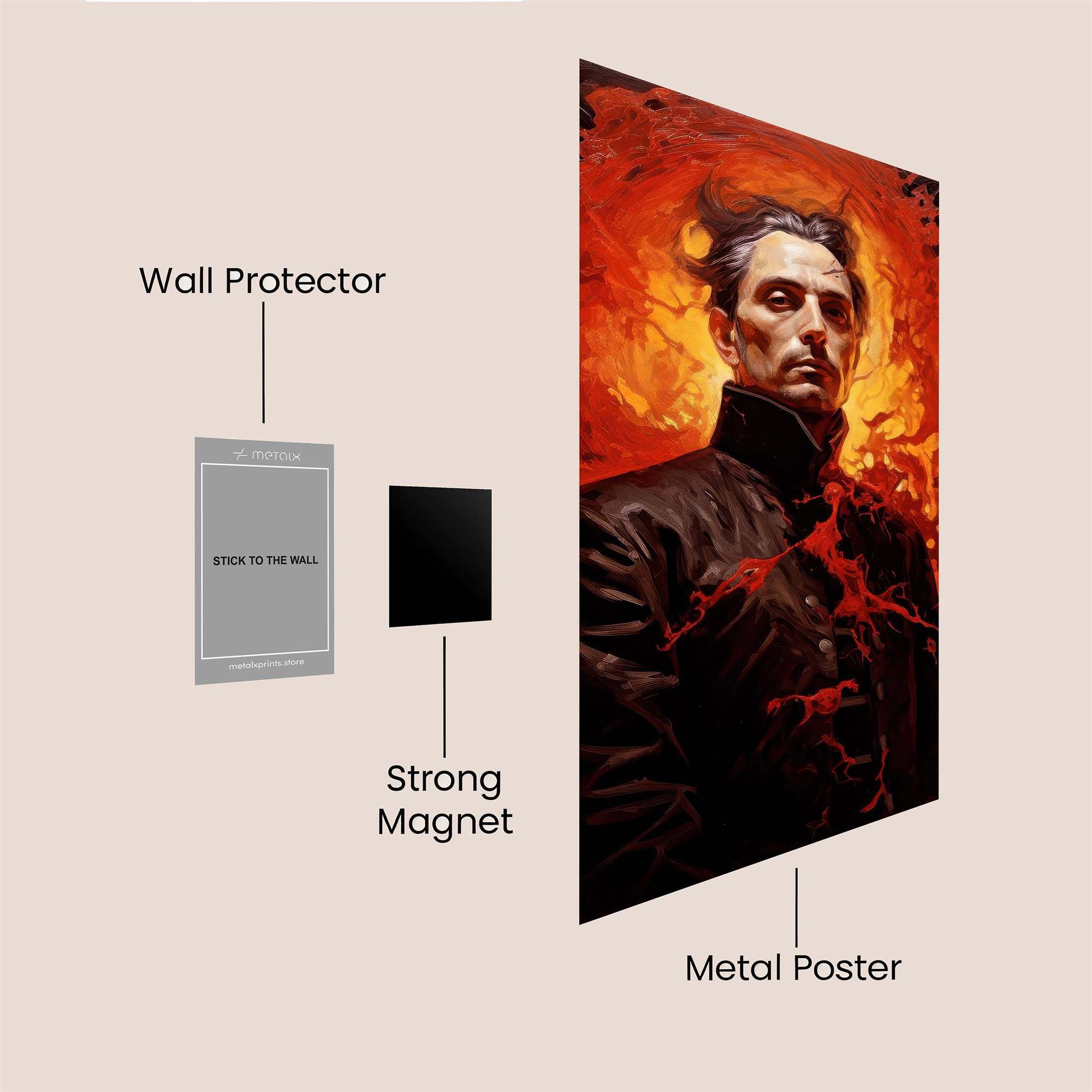 Dracula Infernal Safe Wall Magnetic / M