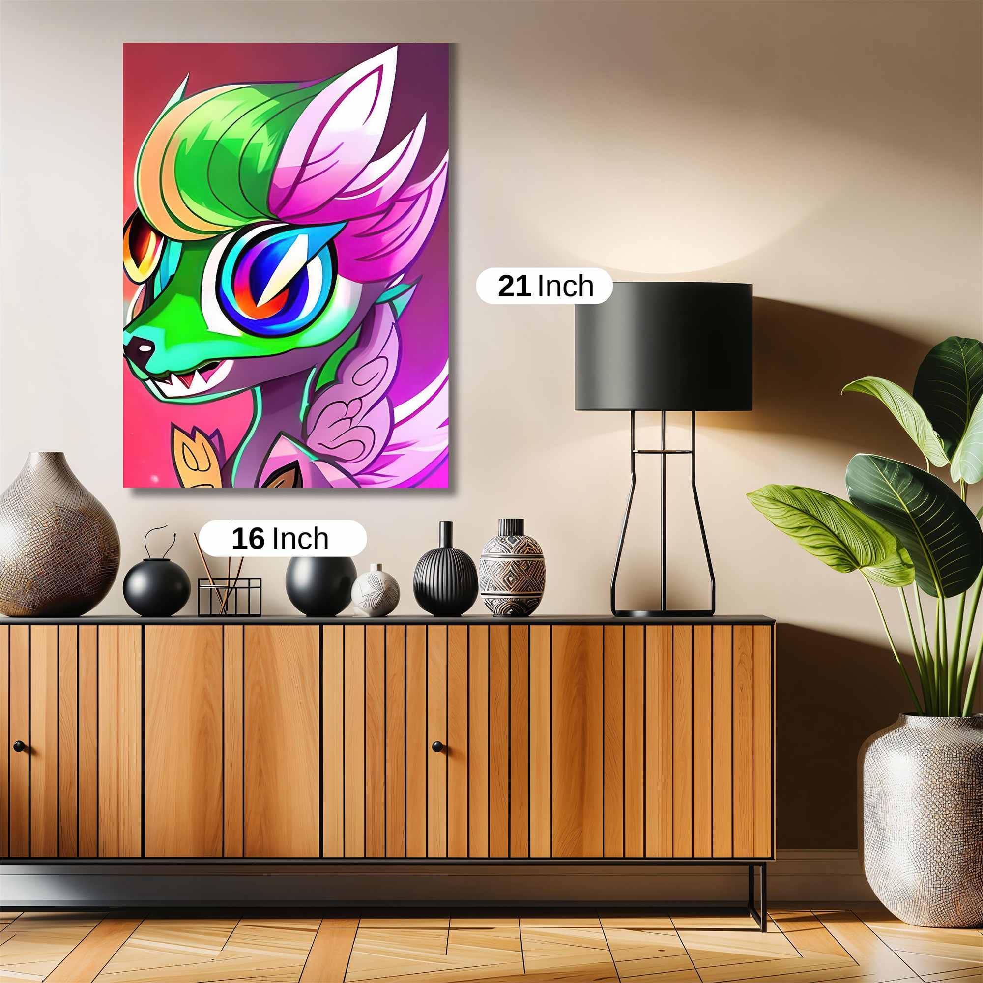 Psychedelic Dragon Safe Wall Magnetic / M