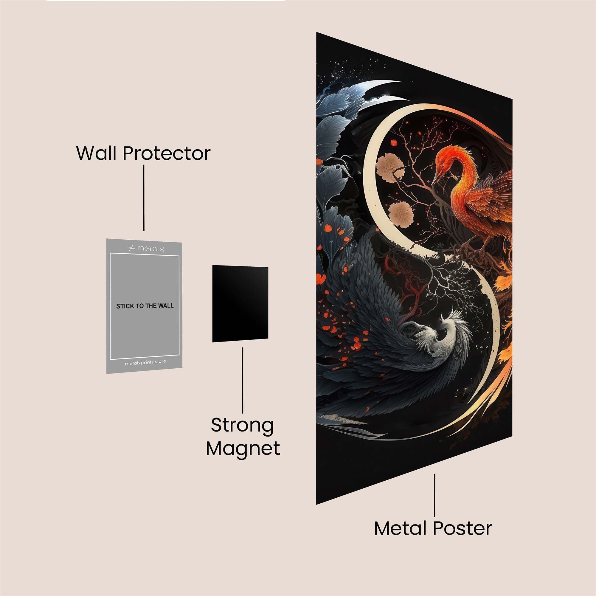 Phoenix Duality Safe Wall Magnetic / M