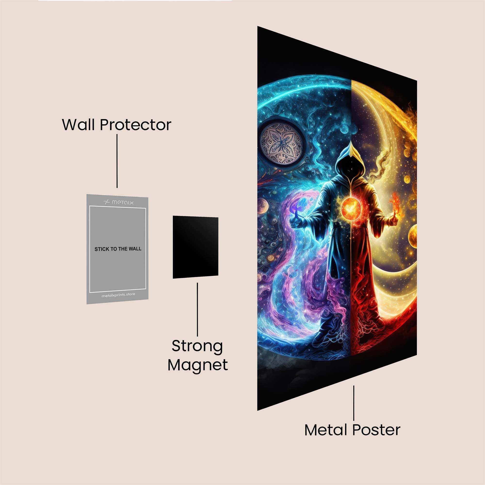 Mystic Balance Safe Wall Magnetic / M
