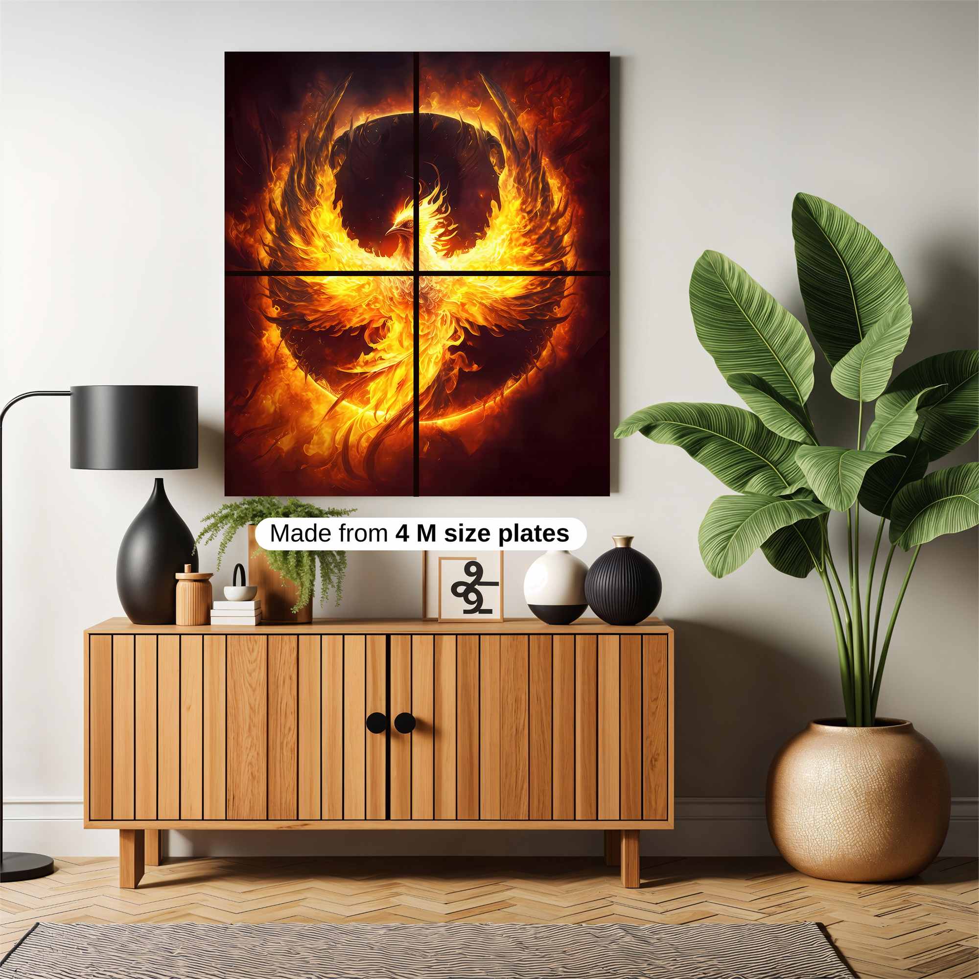 Phoenix Blaze Safe Wall Magnetic / M