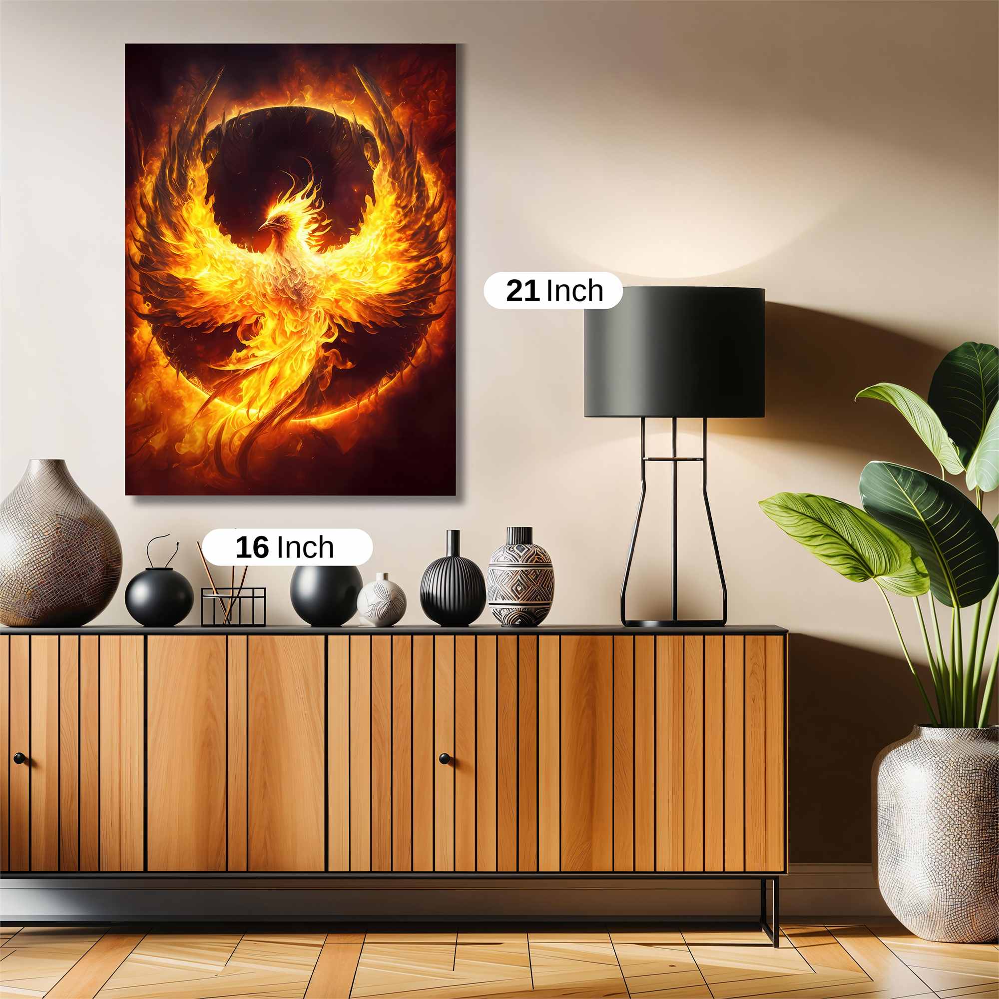Phoenix Blaze Safe Wall Magnetic / M