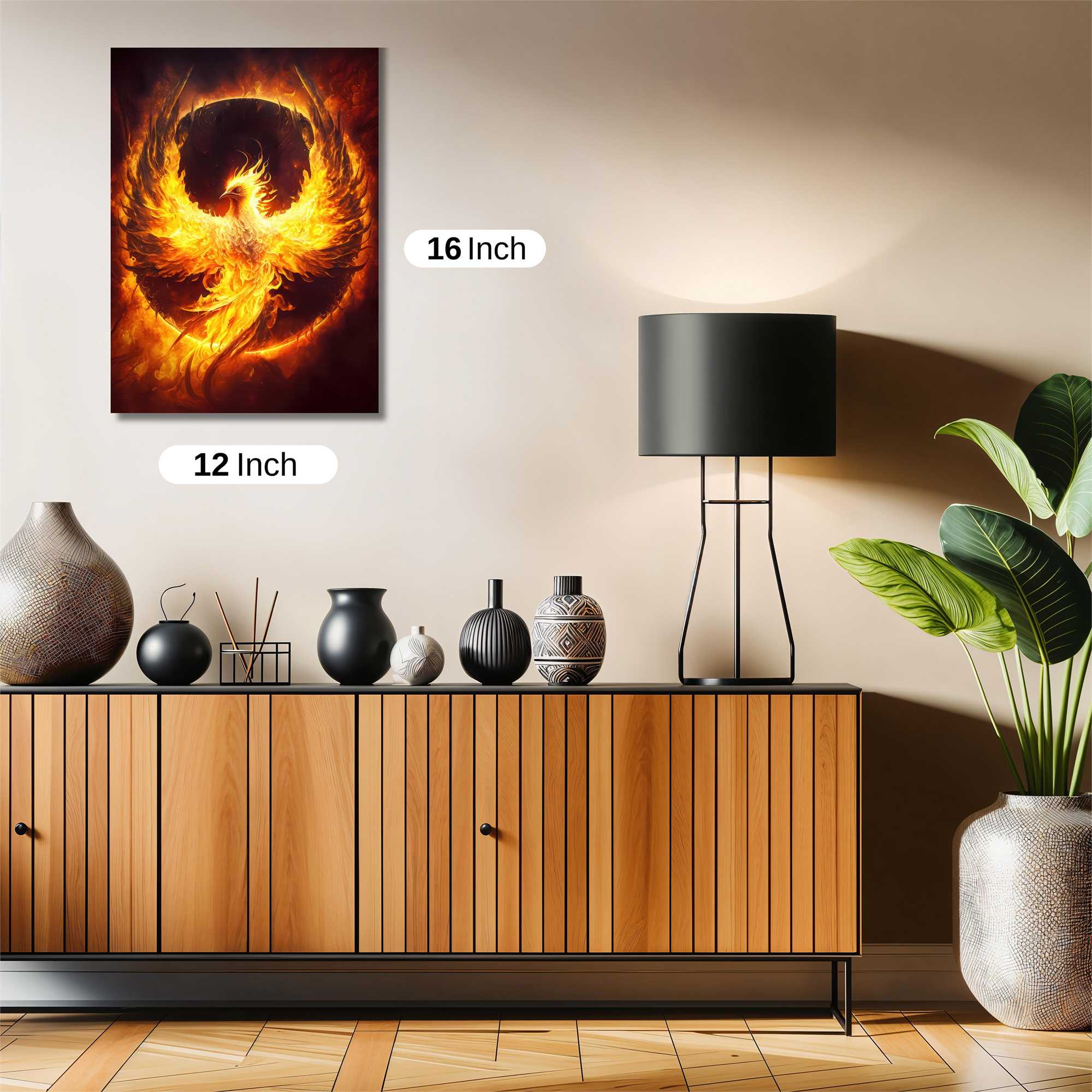 Phoenix Blaze Safe Wall Magnetic / M
