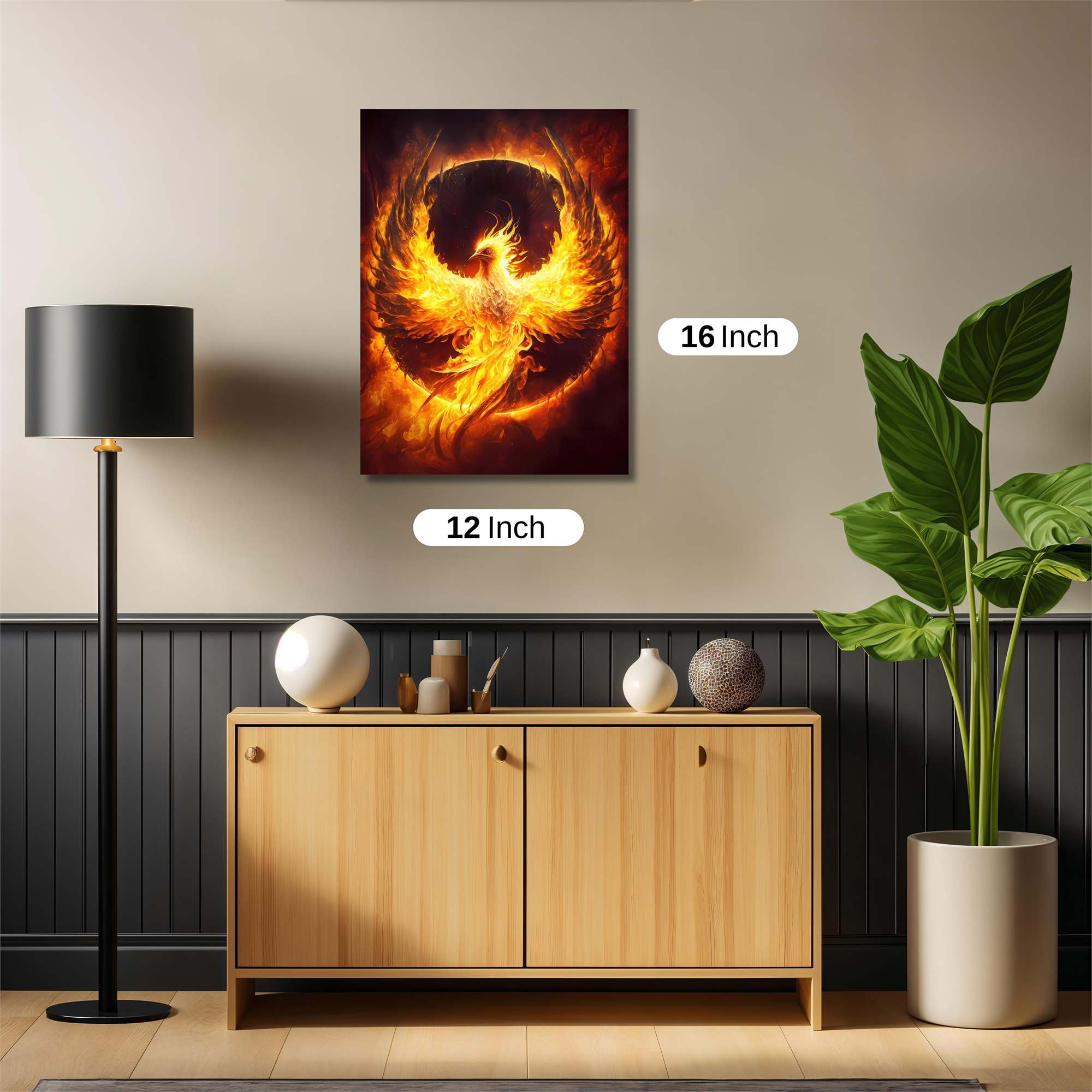 Phoenix Blaze Safe Wall Magnetic / M