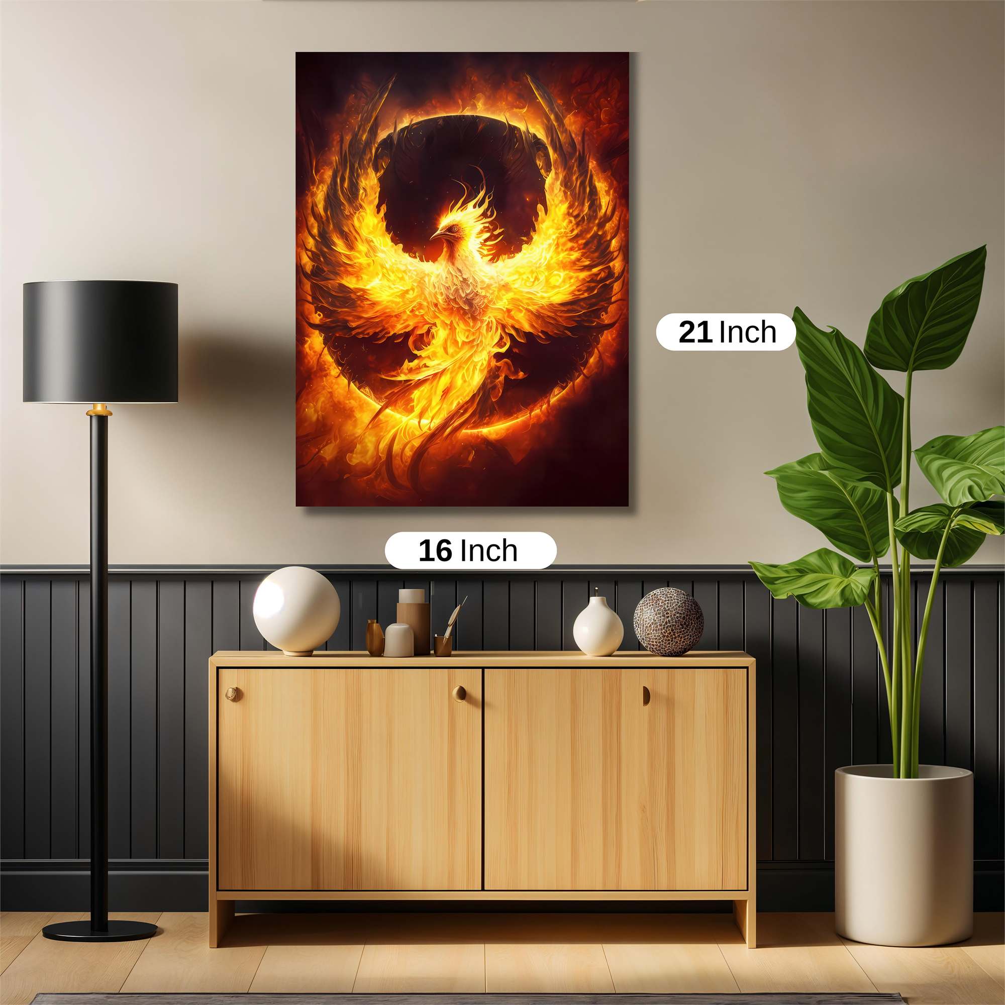 Phoenix Blaze Safe Wall Magnetic / M
