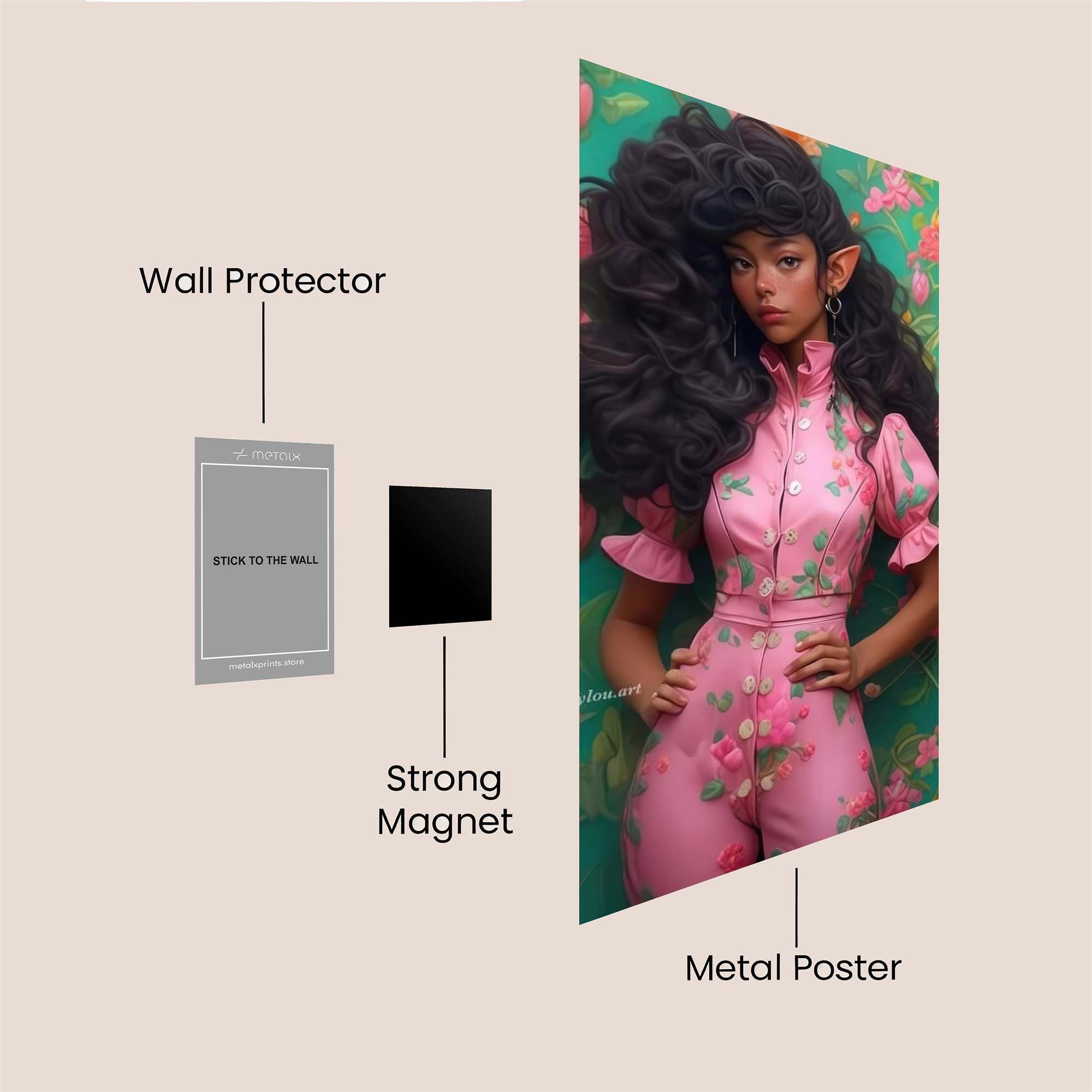 Elf Enchantment Safe Wall Magnetic / M