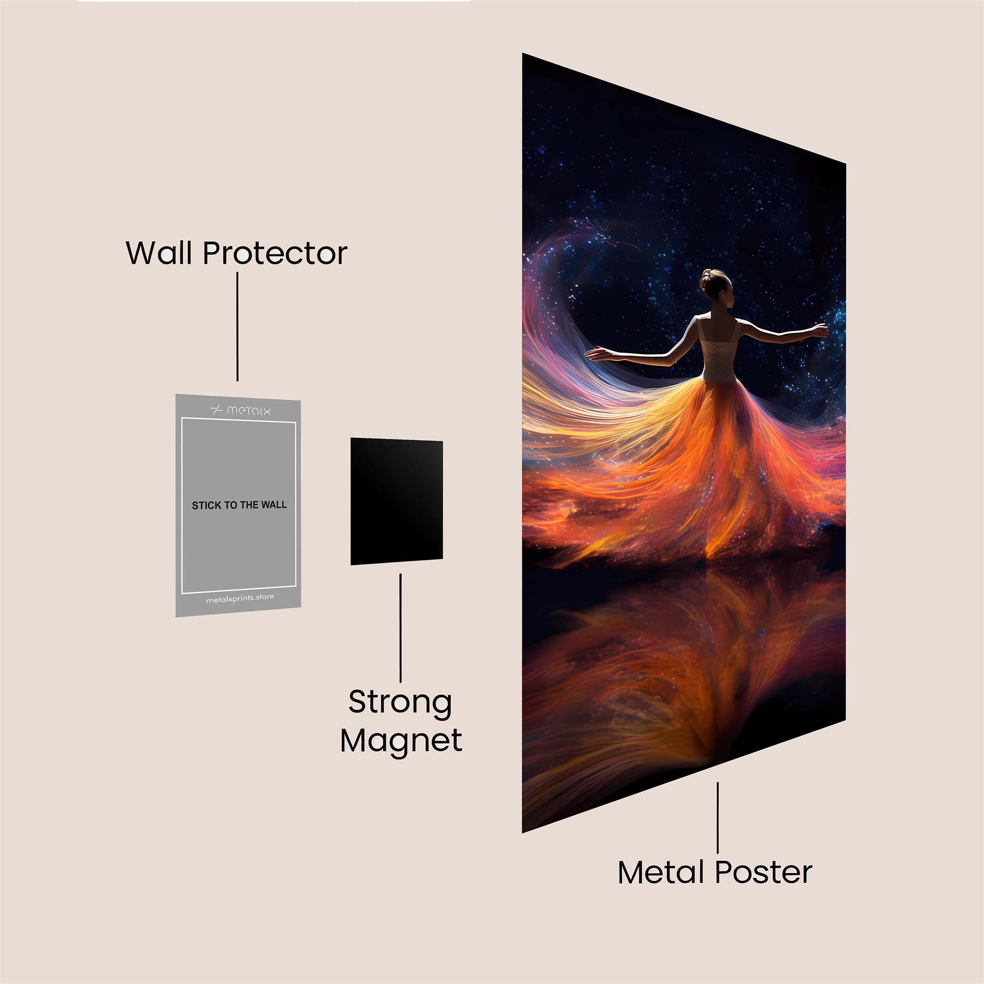 Galactic Grace Safe Wall Magnetic / M